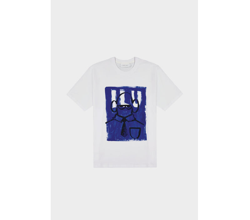 Blue Collar Chester Tee White I Love Ugly NZ