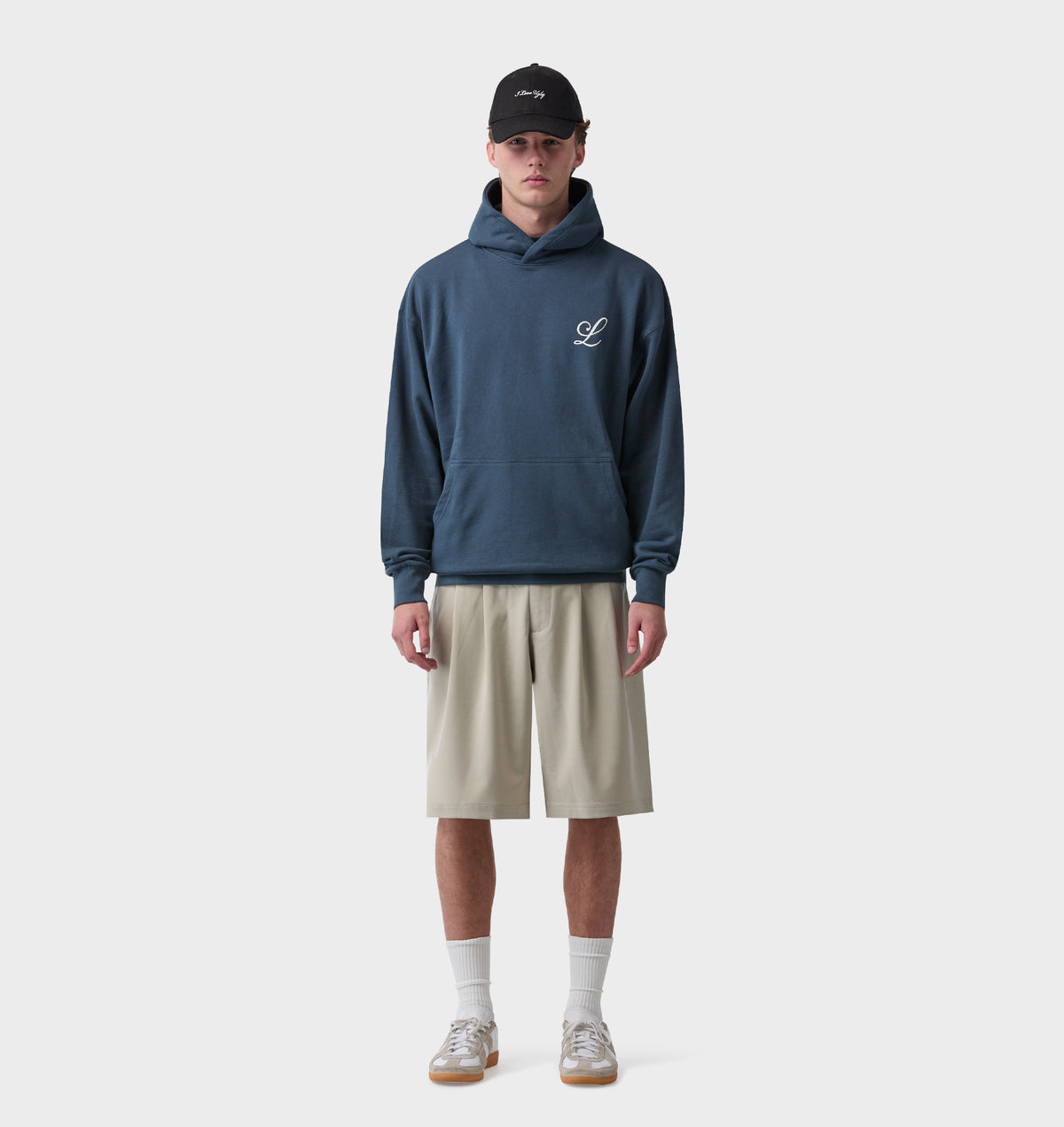 Letter Mono Box Hood 2.0 - Marine Blue