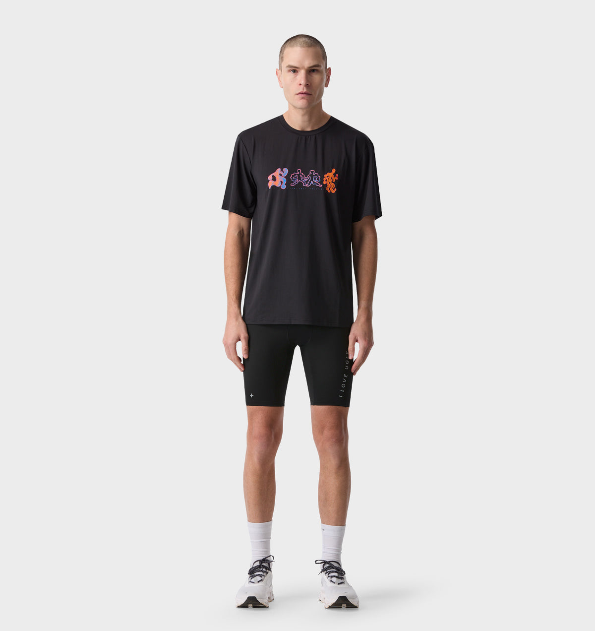 Performance Lined Half Tight - Black