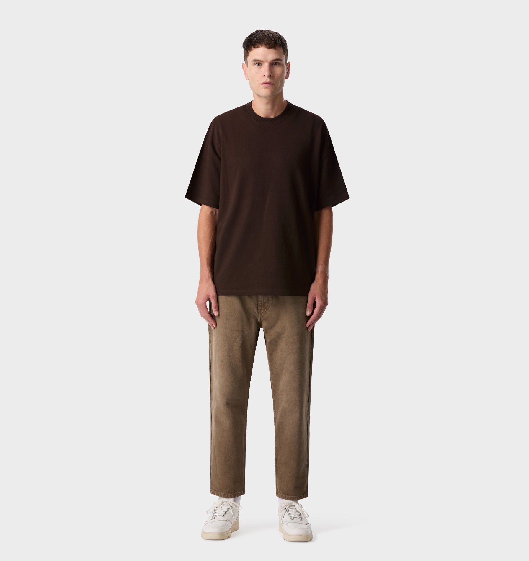 Heavy Box Tee 2.0 - Coffee Bean