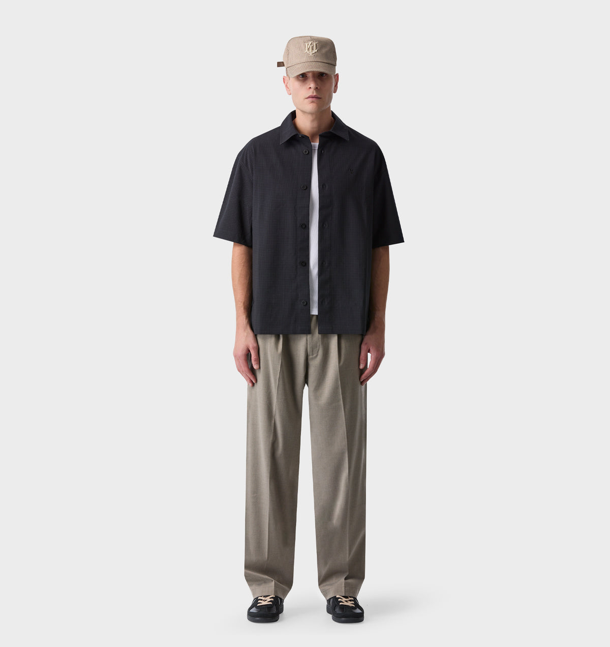 Winston Pant - Sand Herringbone