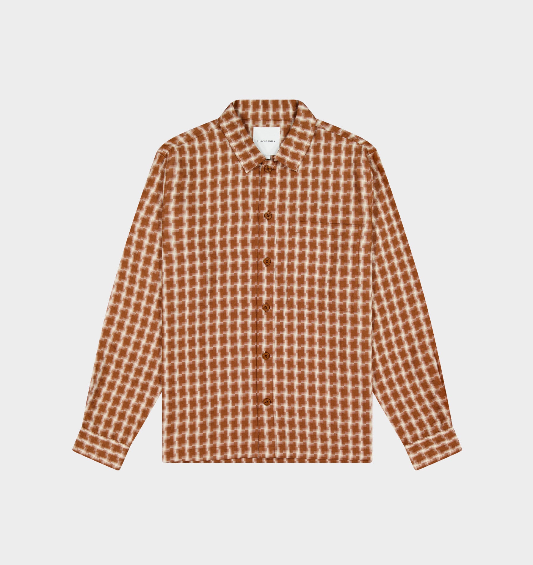 Dutton LS Shirt - Brown Check
