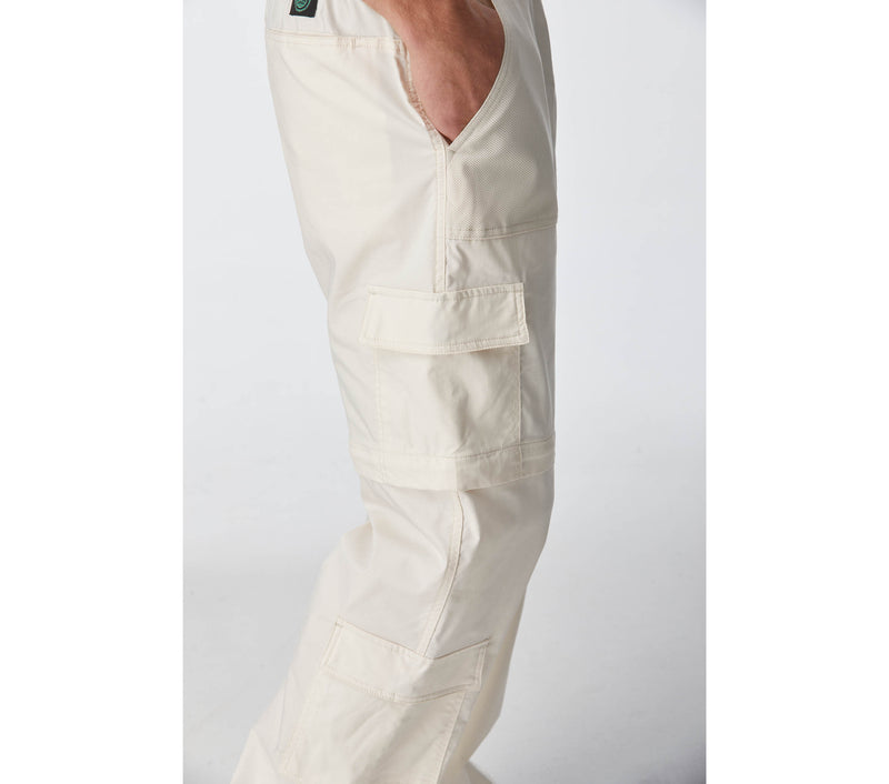 Reggie Convertible Cargo Pant - Off White