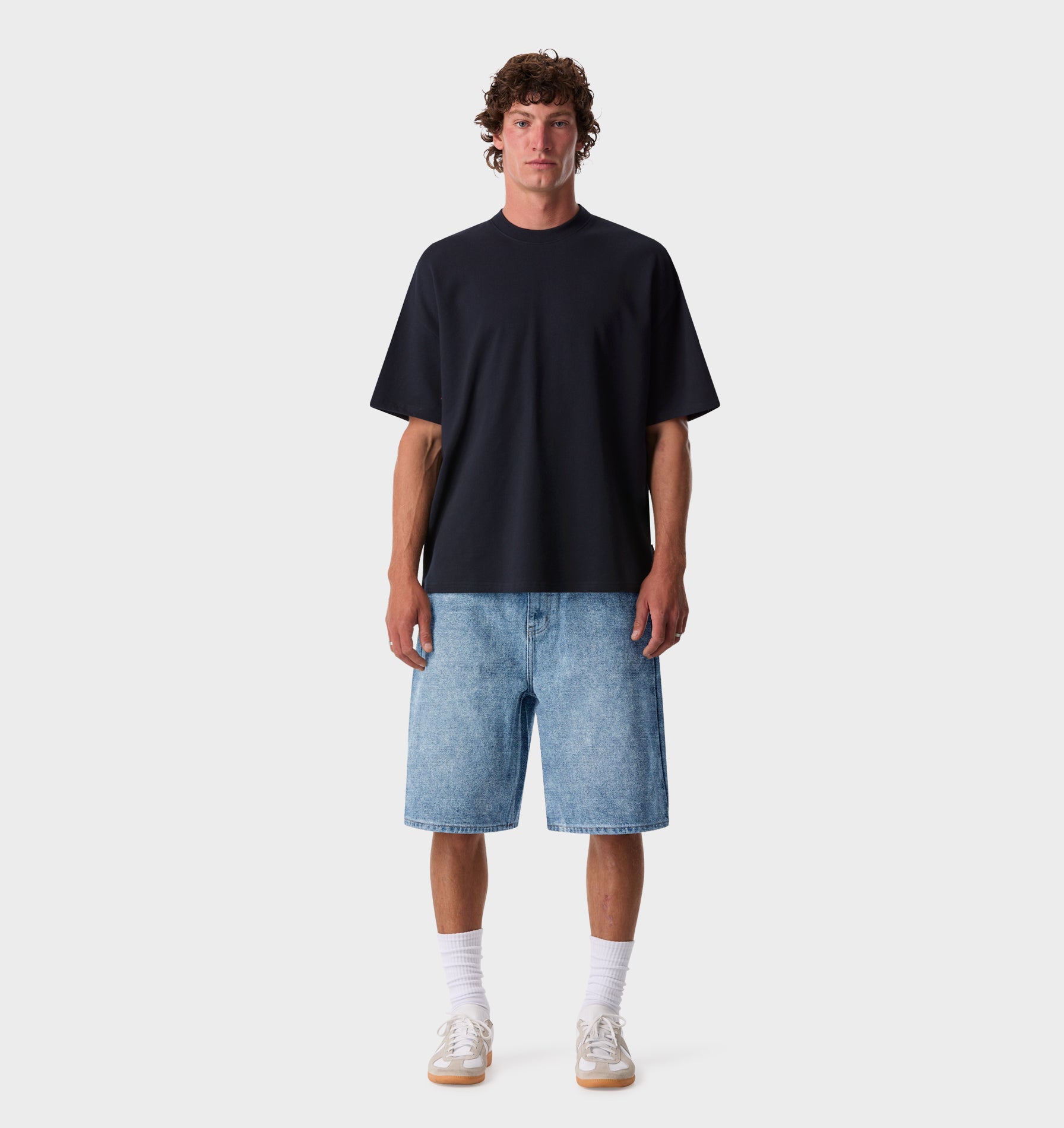 Wyatt Denim Short - Washed Vintage Blue
