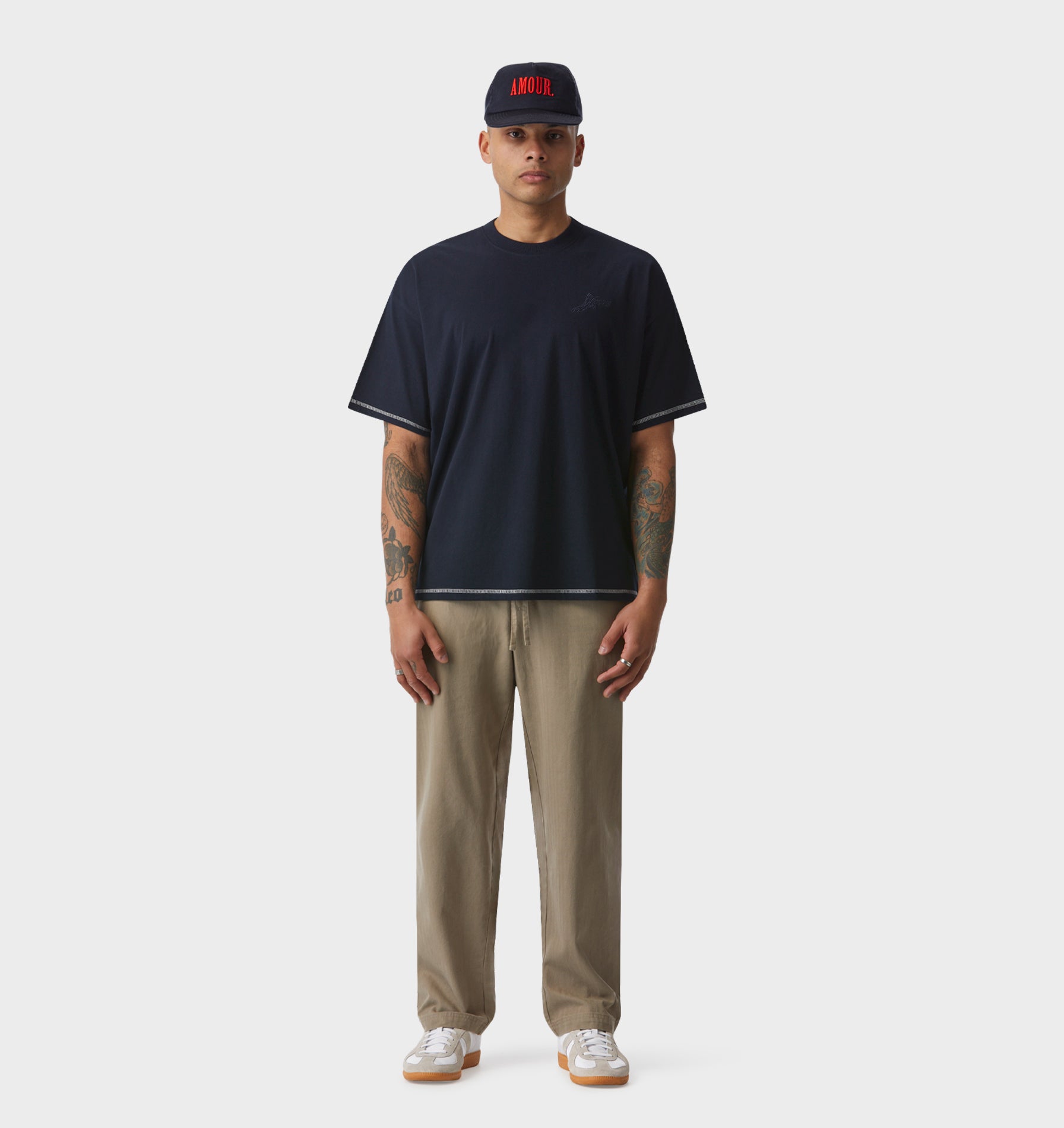 Quality Goods Box Tee 2.0 - Midnight Navy