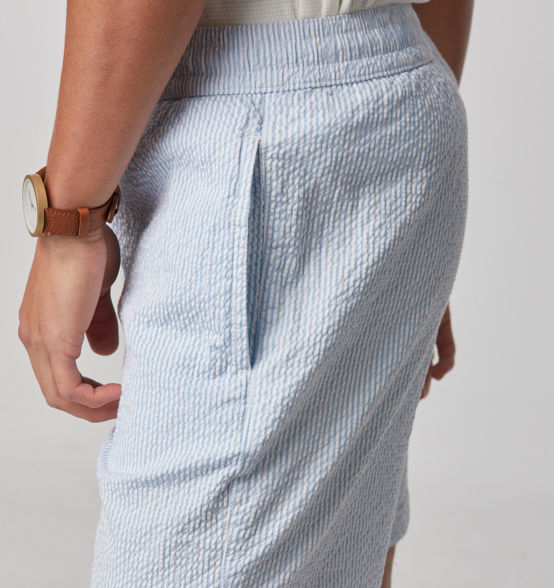 Everyday Short - Blue/White Stripe