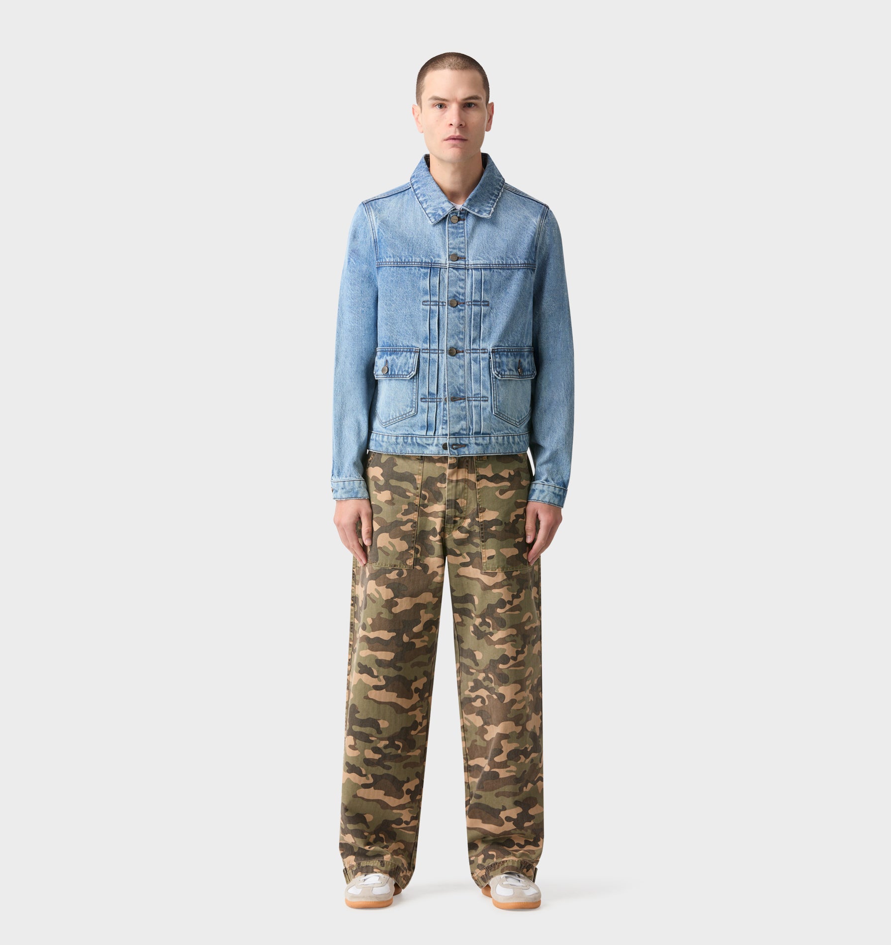 Field Denim Jacket - Washed Vintage Blue