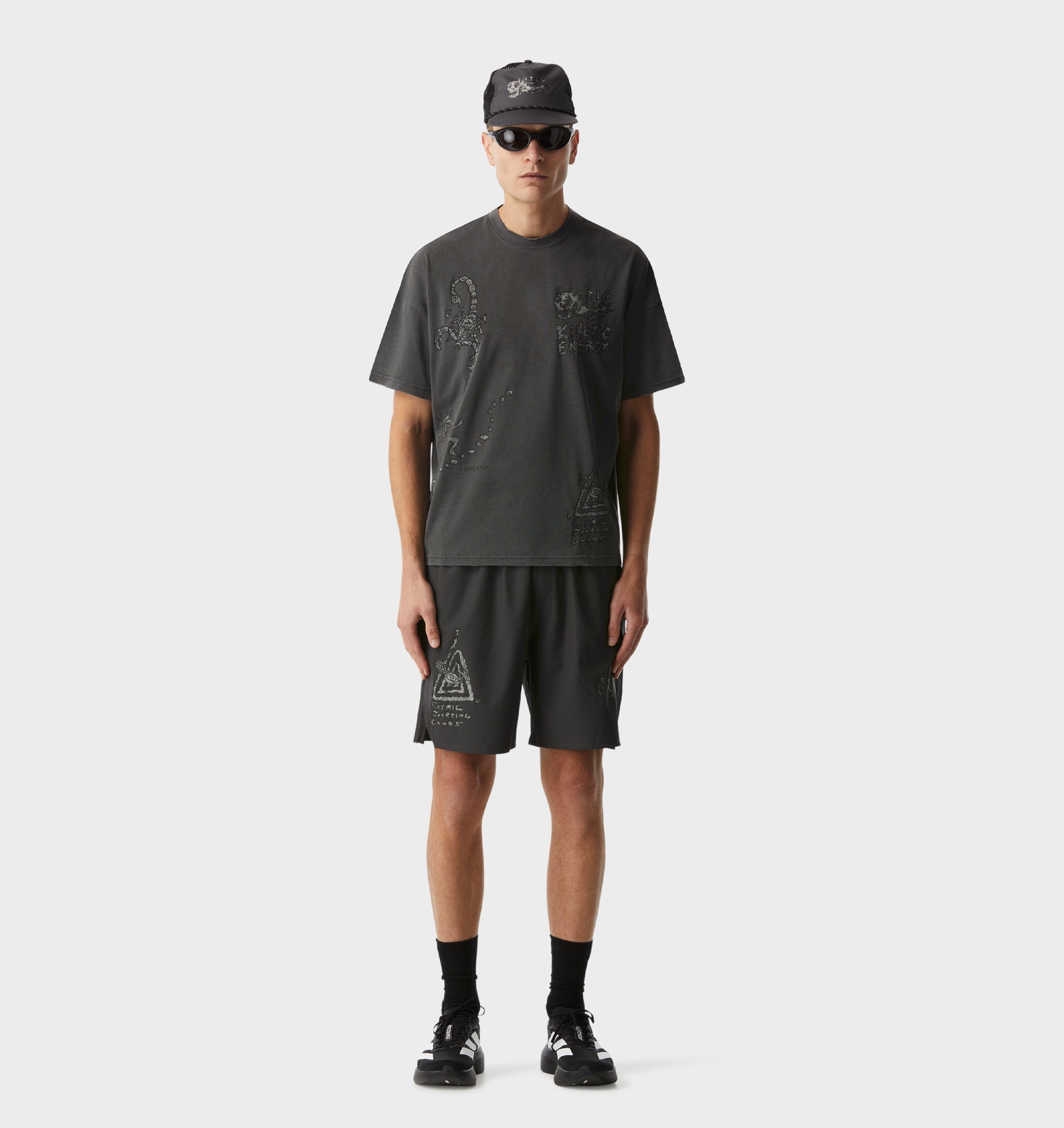 Rebelyuth Active Lewi Tee - Washed Black