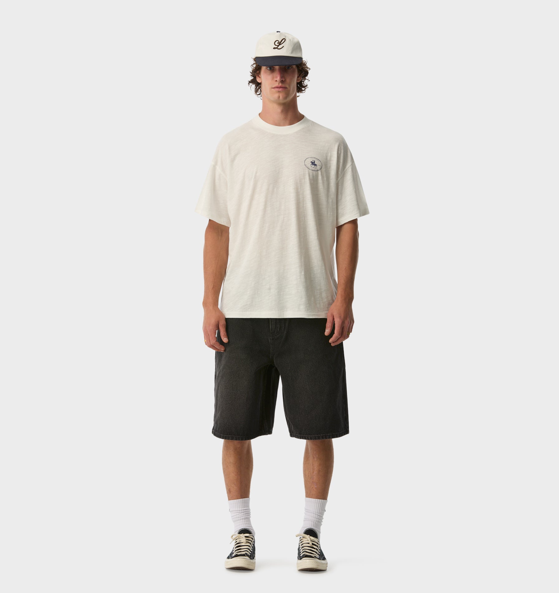 Stampede Slub Box Tee 2.0 - White