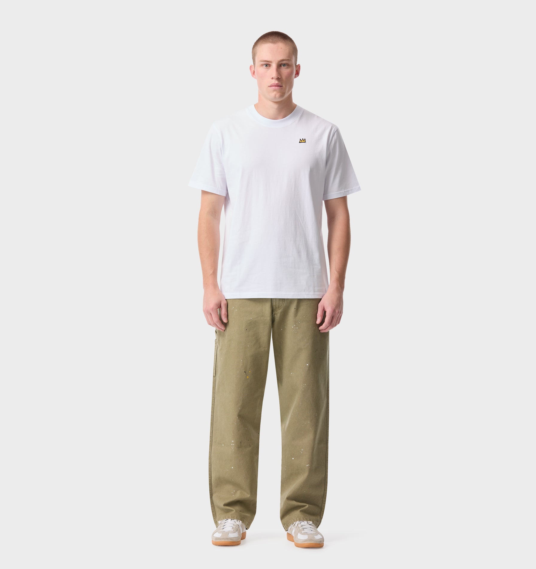 Basquiat Crown Uniform Tee - White