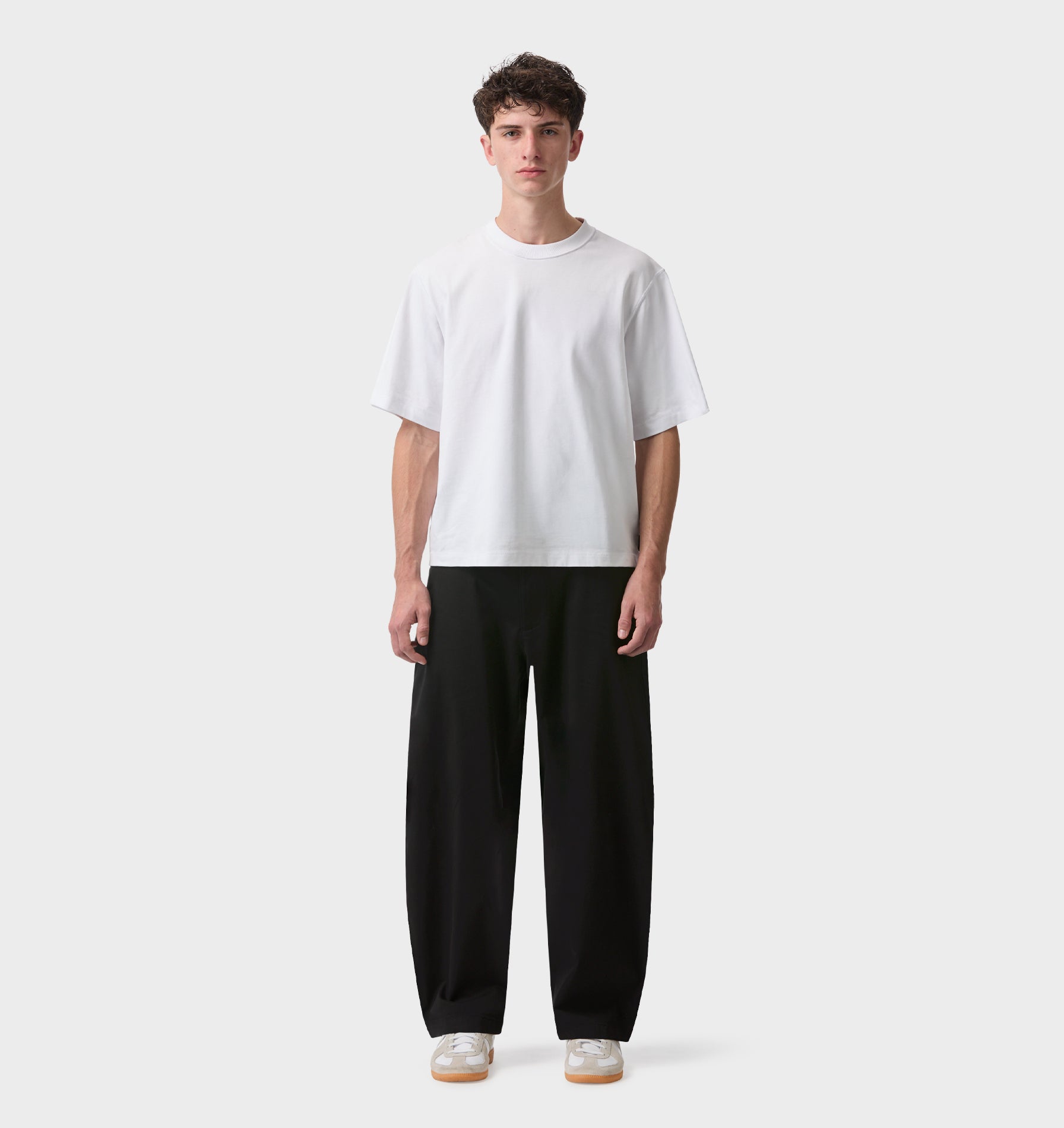Barrel Leg Pant - Black