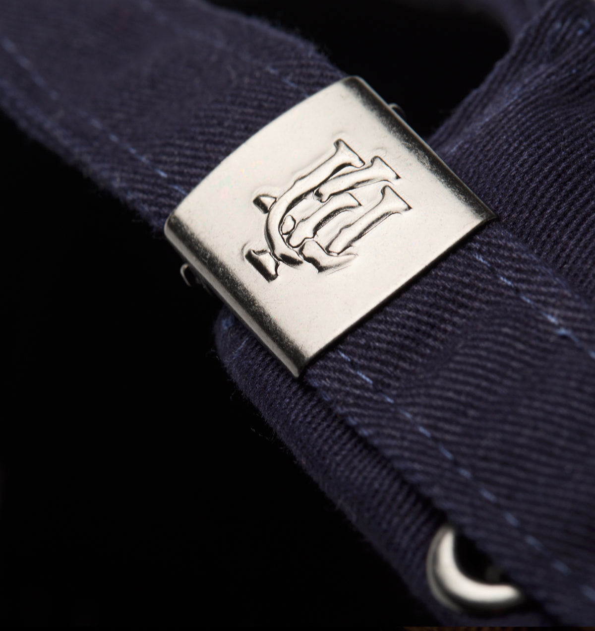 Lennox Monogram Cap - Navy