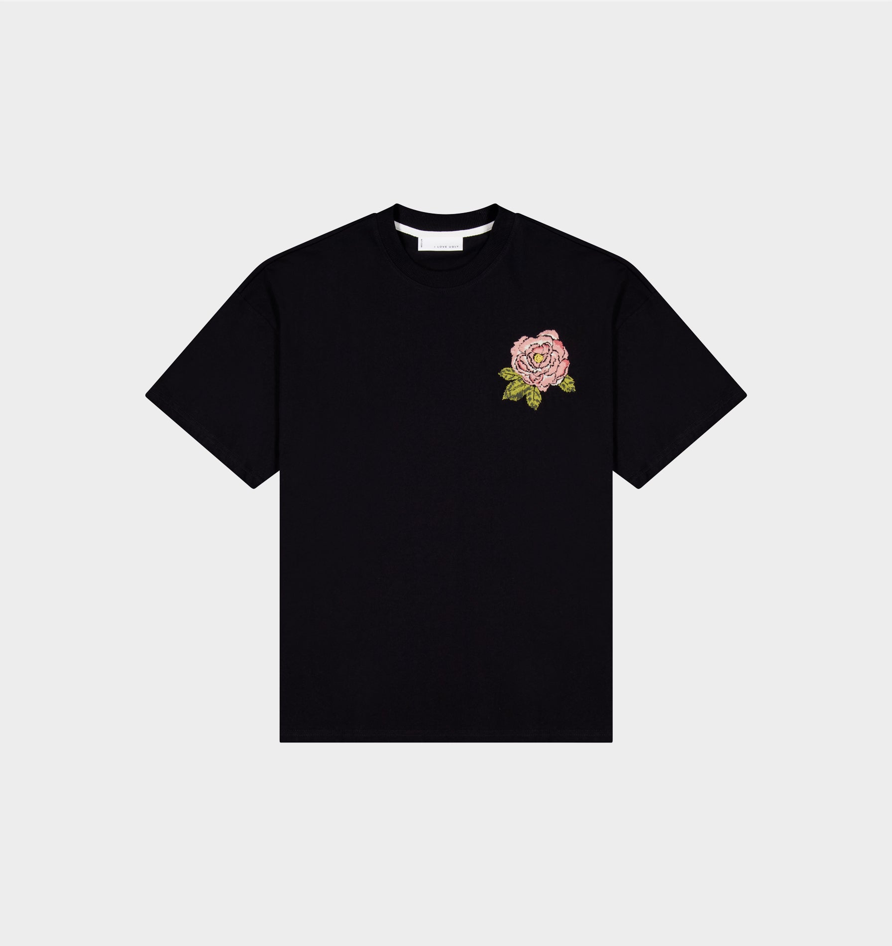 Fleur Box Tee - Black