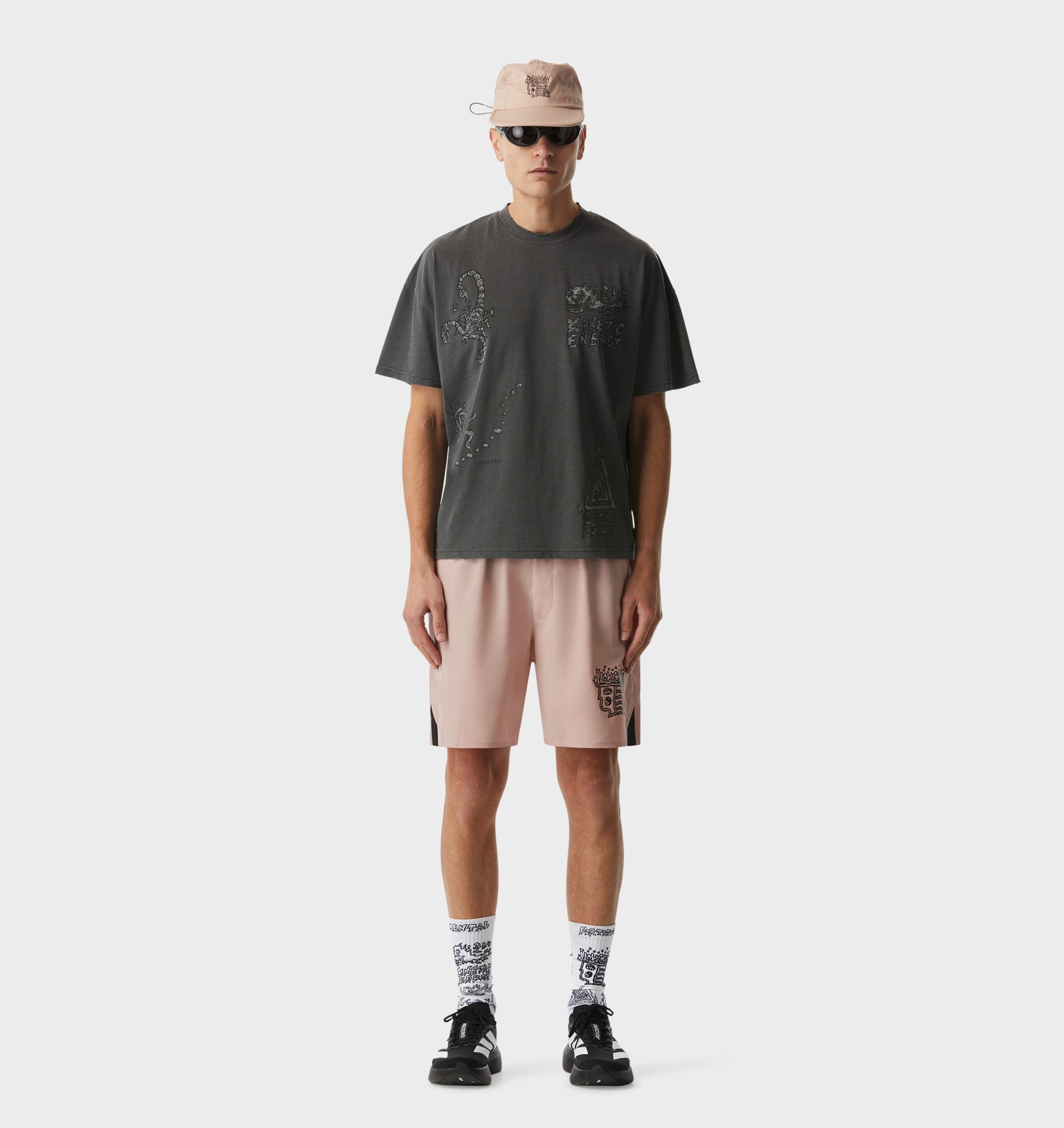 RebelYuth X ILU Active 7 inch Short - Dusky Pink