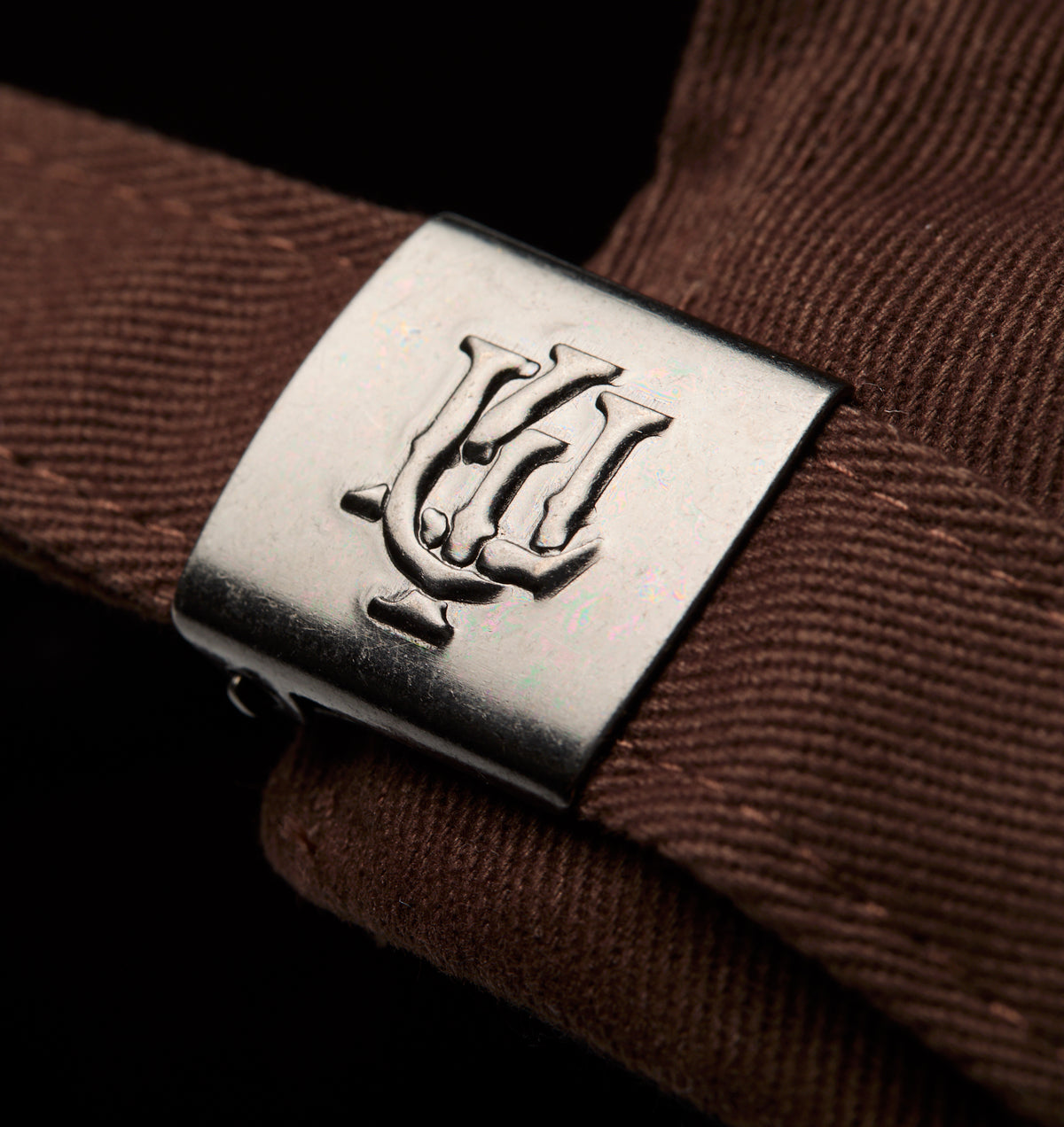 Lennox Monogram Cap - Espresso