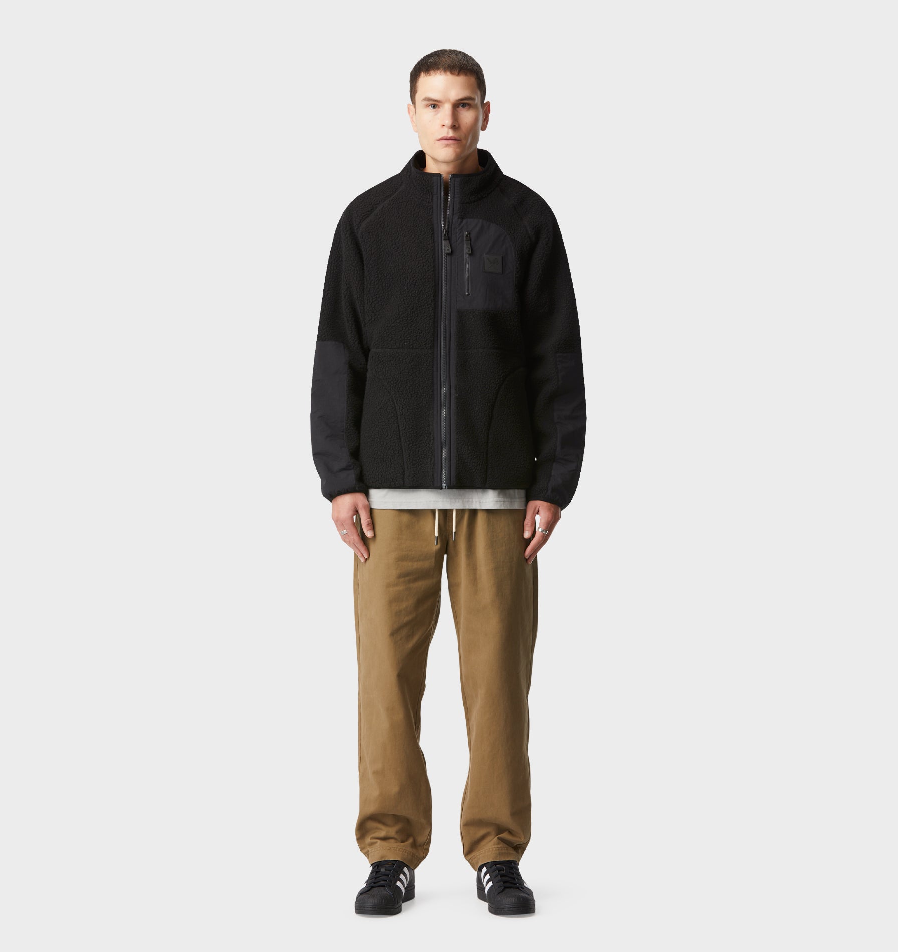 Harrison Sherpa Jacket 2.0 - Black