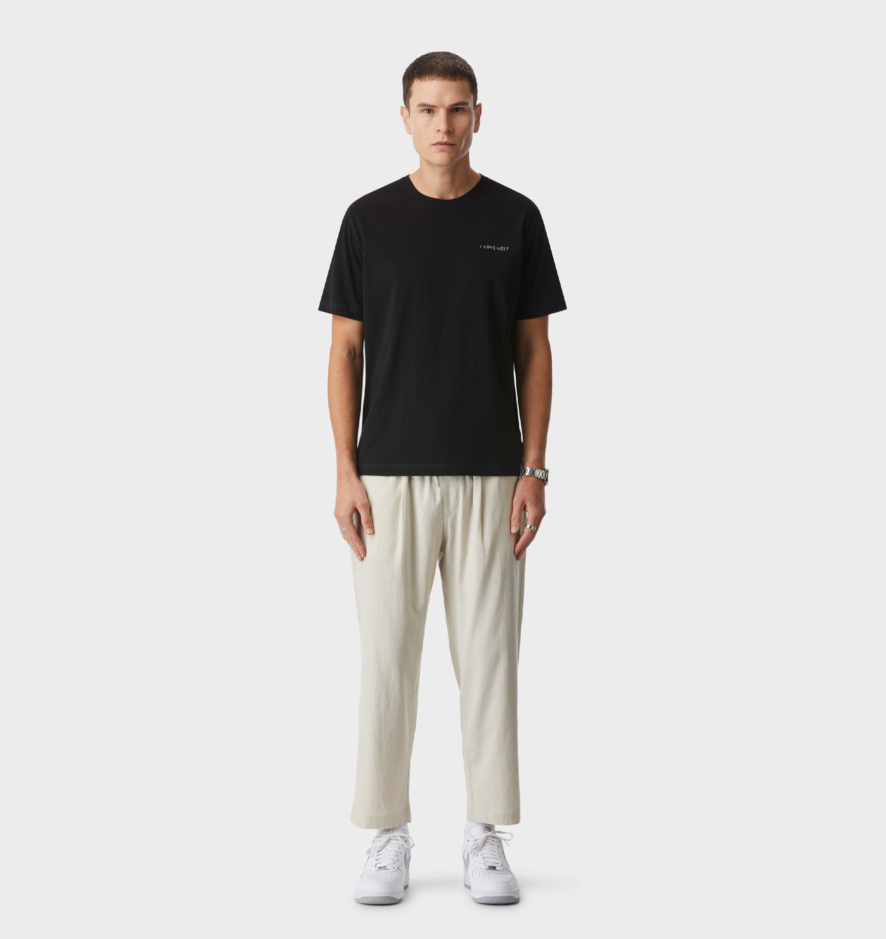 Chainstitch Jeremy Tee - Black