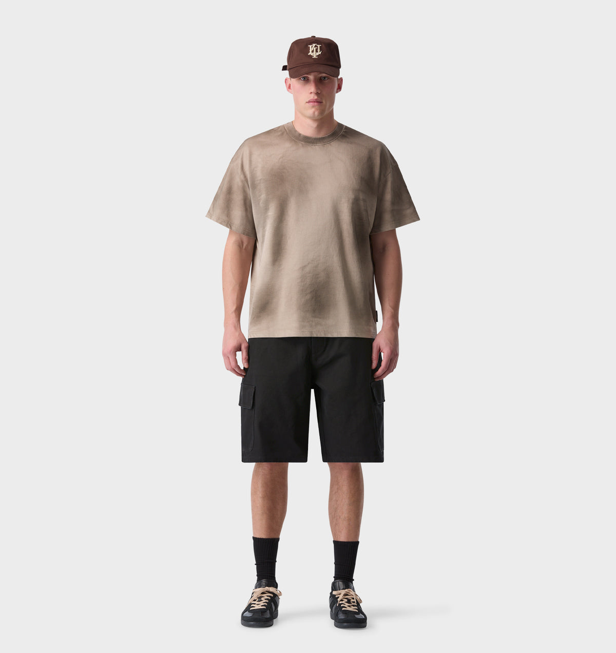 Canvas Cargo Short - Vintage Black
