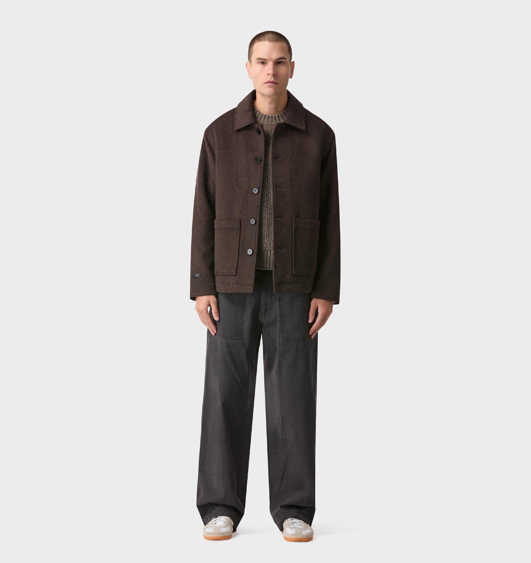 Osborne Wool Jacket - Espresso