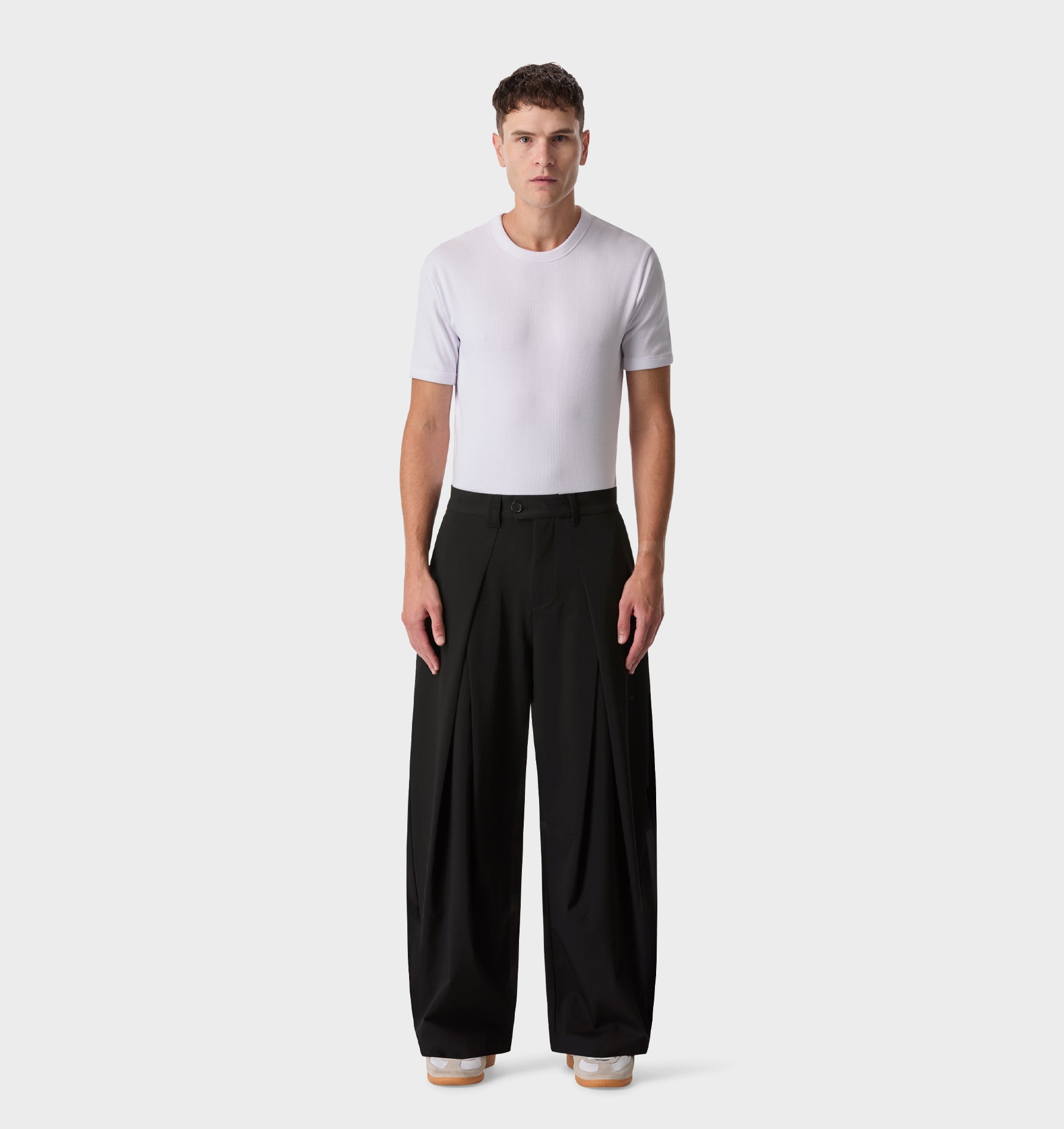 Vermont Pleat Pant - Black