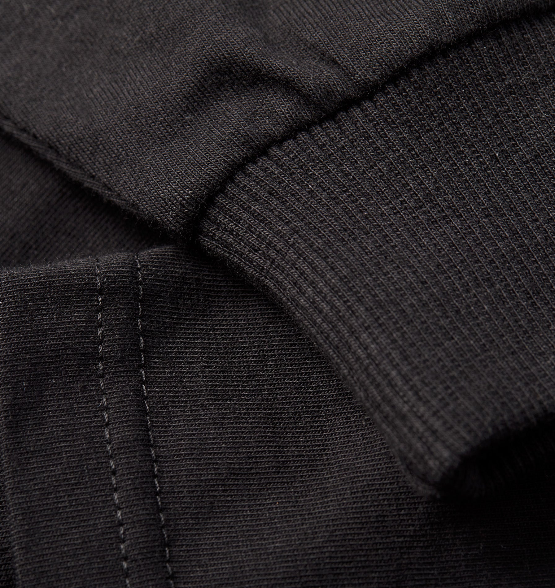 Layered LS Box Tee - Black