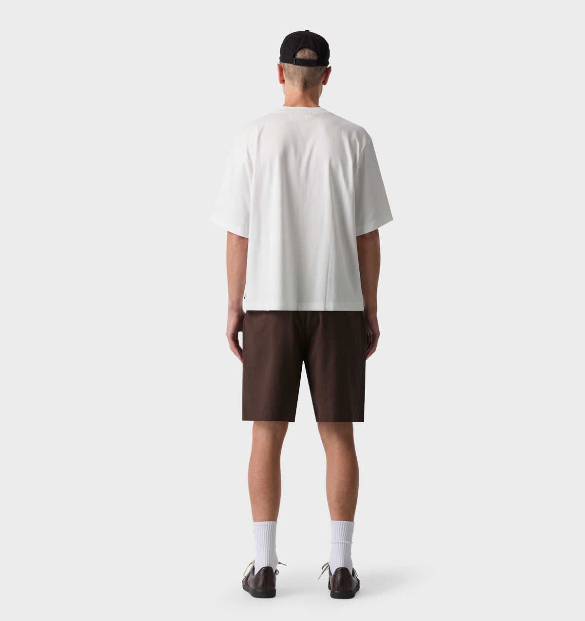 Monogram Interlock Crop Box Tee - White