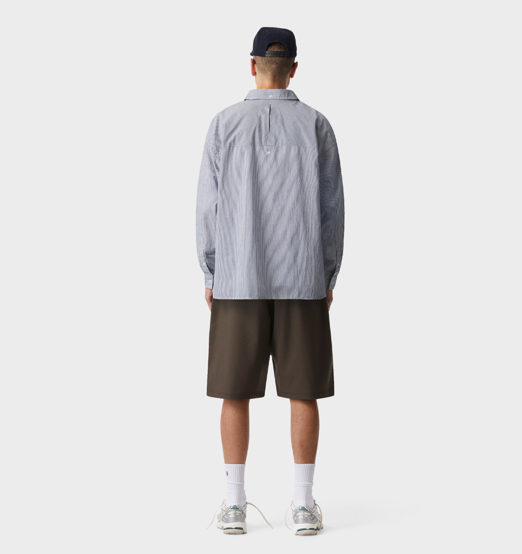 Kingston Overshirt - Blue/White Stripe
