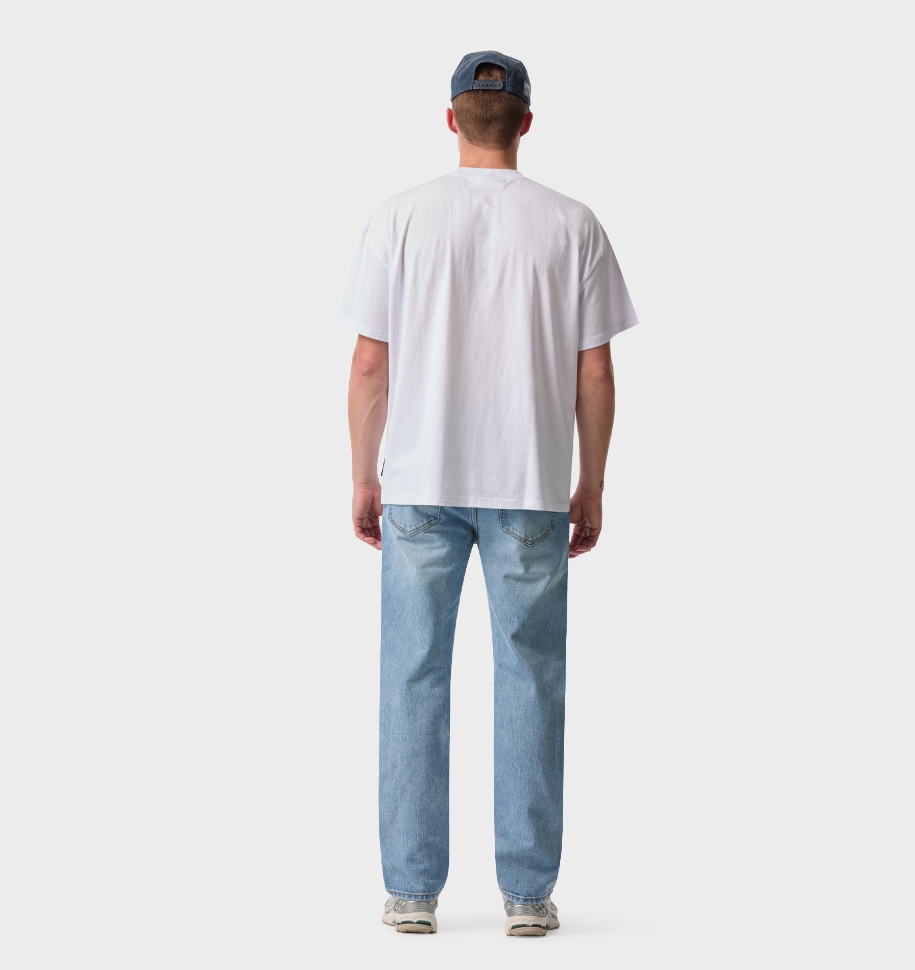 Hoop Logo Box Tee 2.0 - White