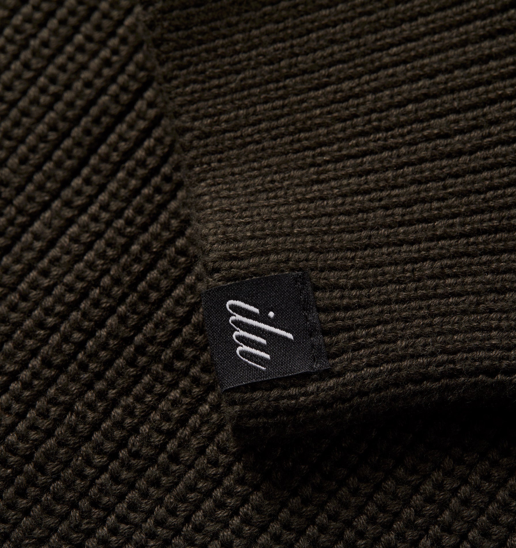 Cropped Knit Sweater - Burnt Olive