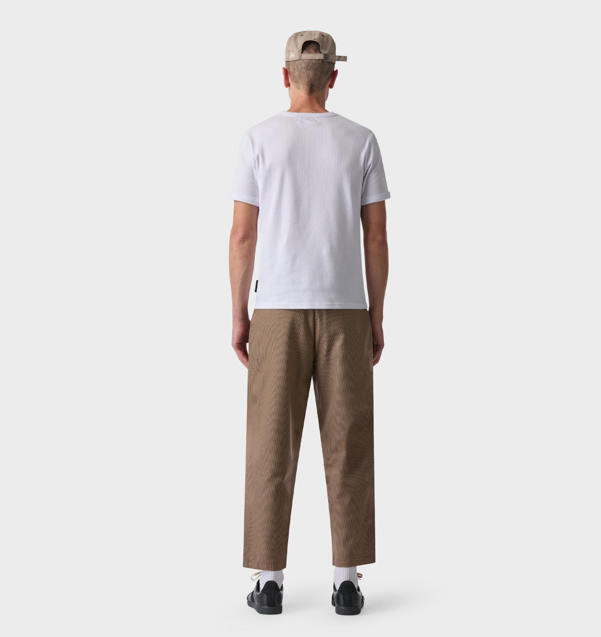 Kobe Pant - Charcoal Houndstooth