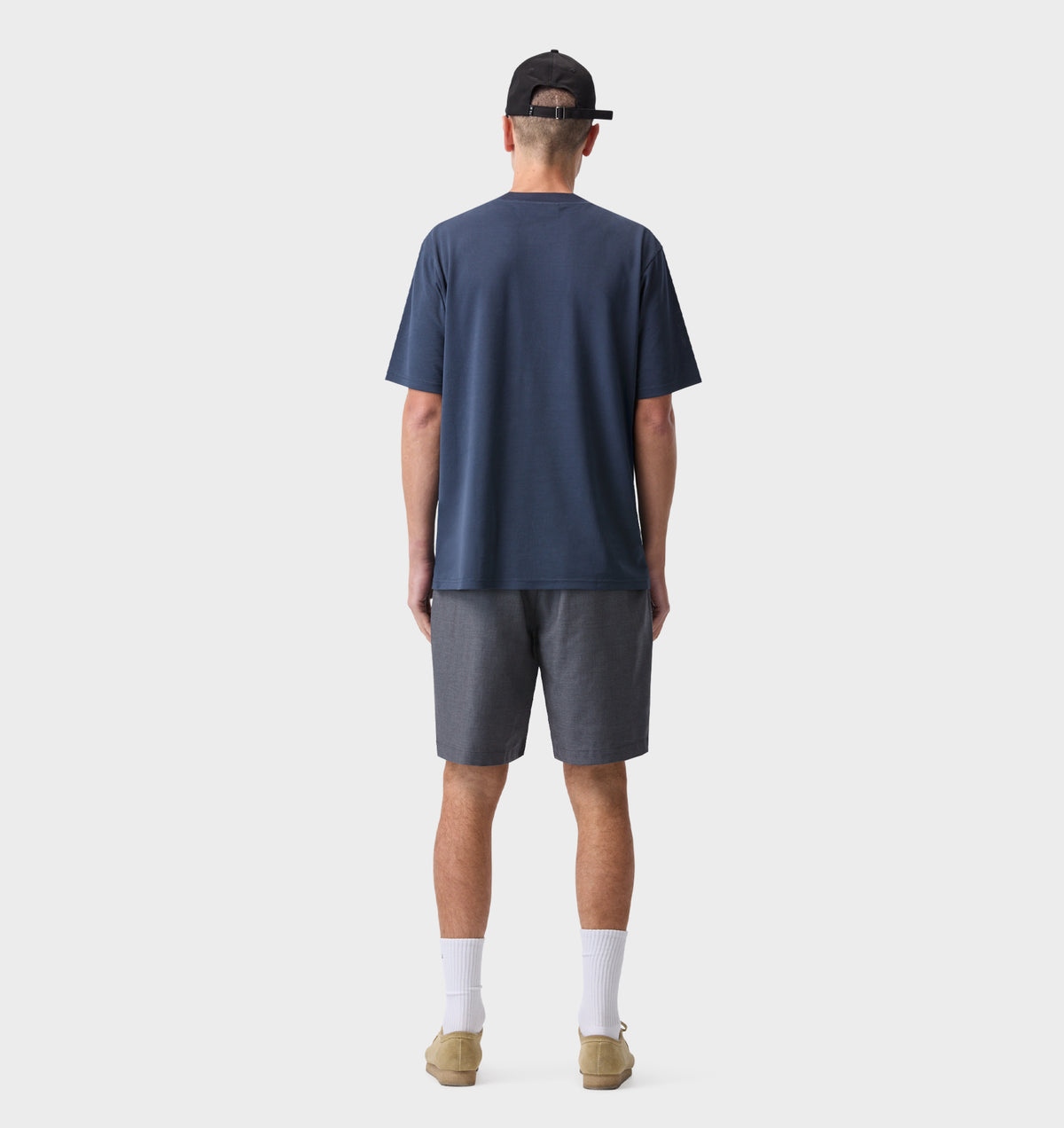 Quincy Pleated Short - Charcoal
