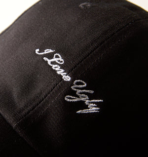 ILU Script Logo Cap - Black