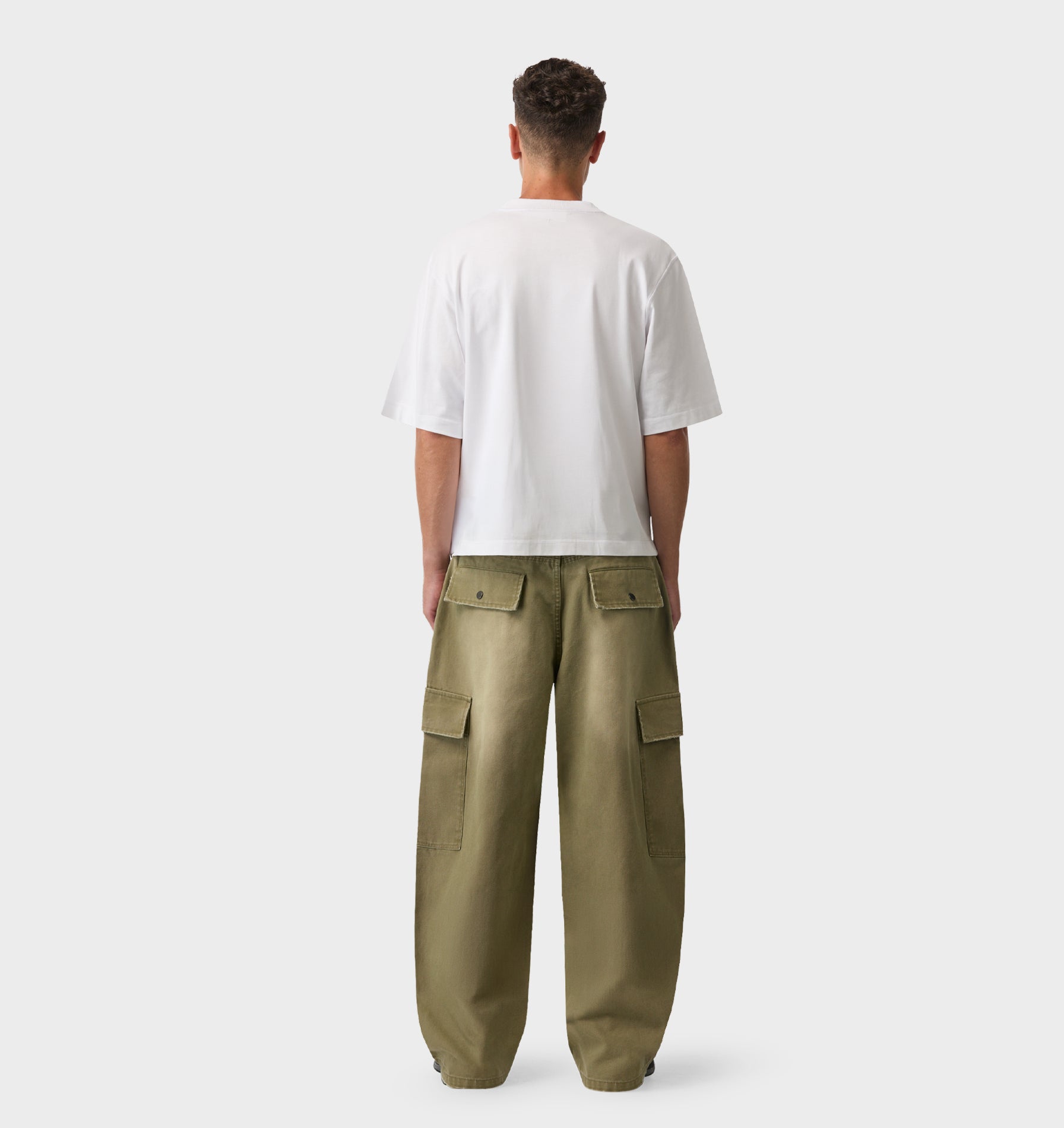 Medusa Crop Box Tee - White