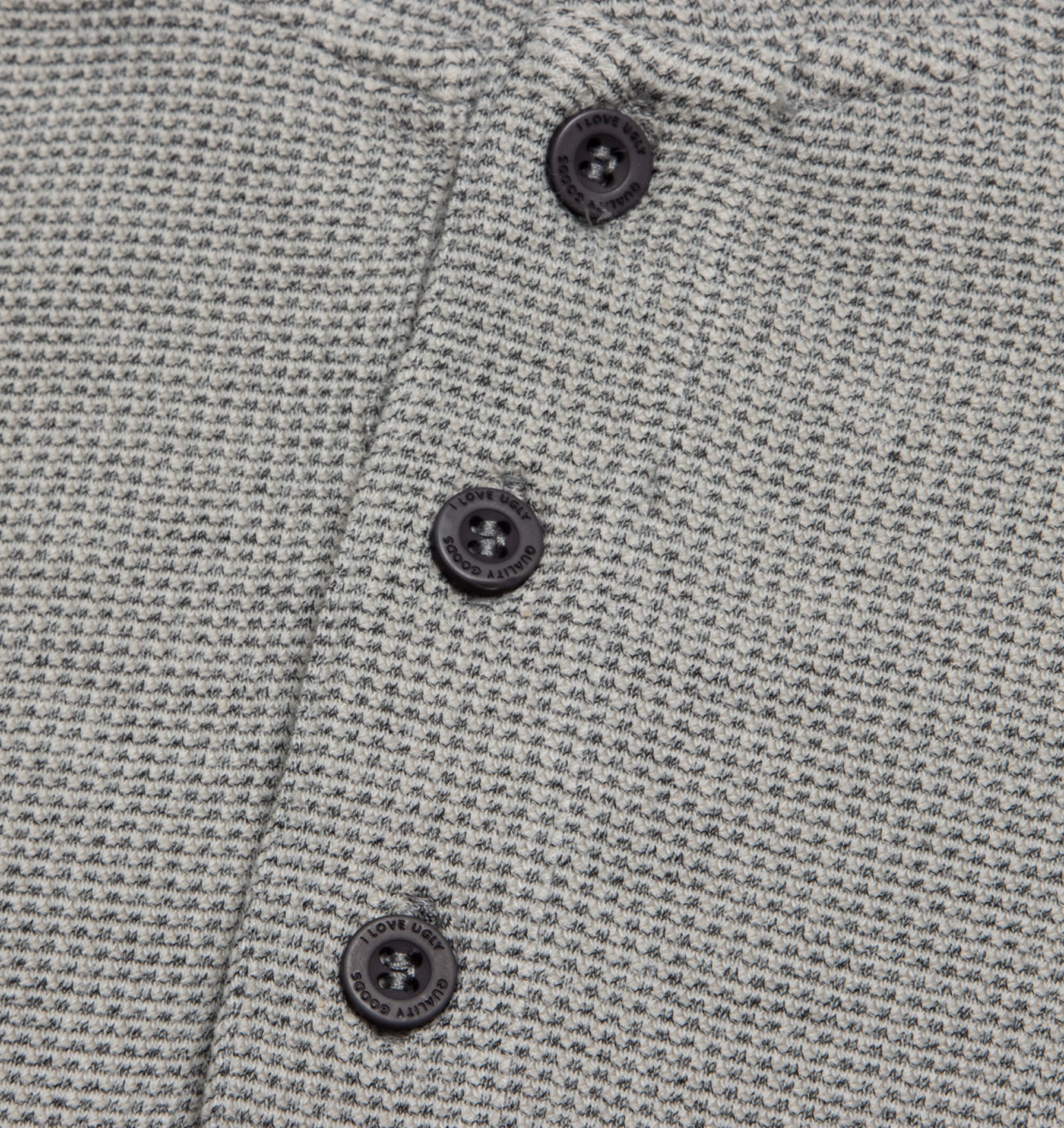 Henley LS Tee - Concrete Marle