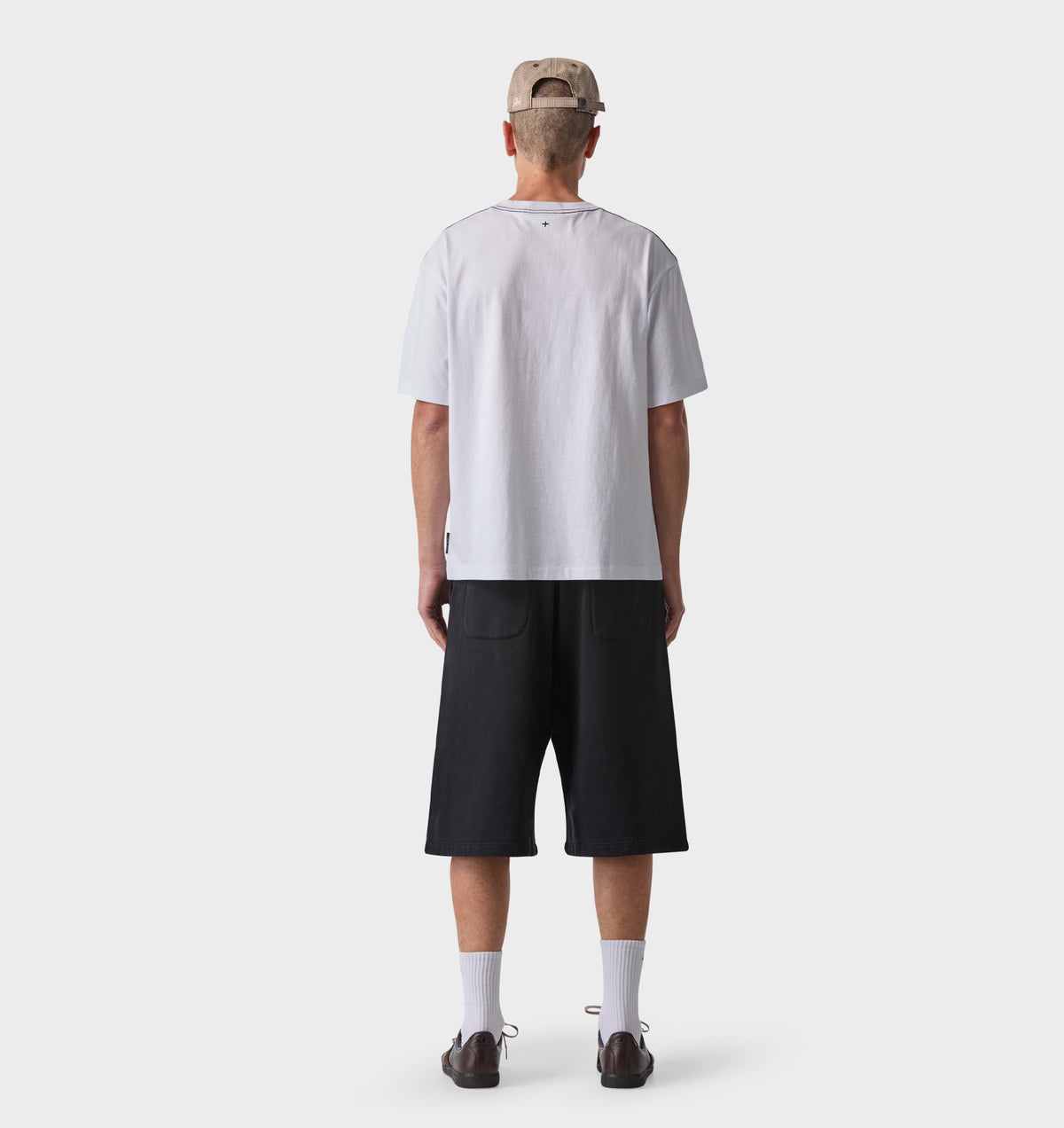 Longline Sweat Short - Faded Black