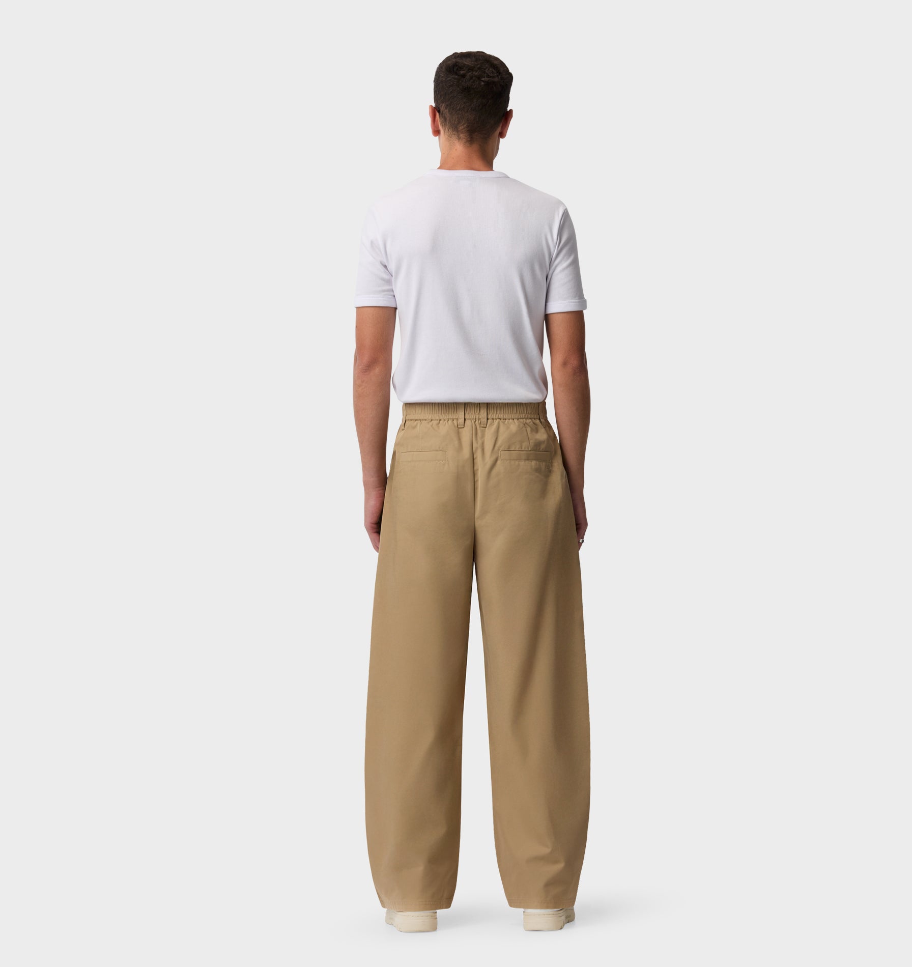Balloon Pleat Pant - Beige