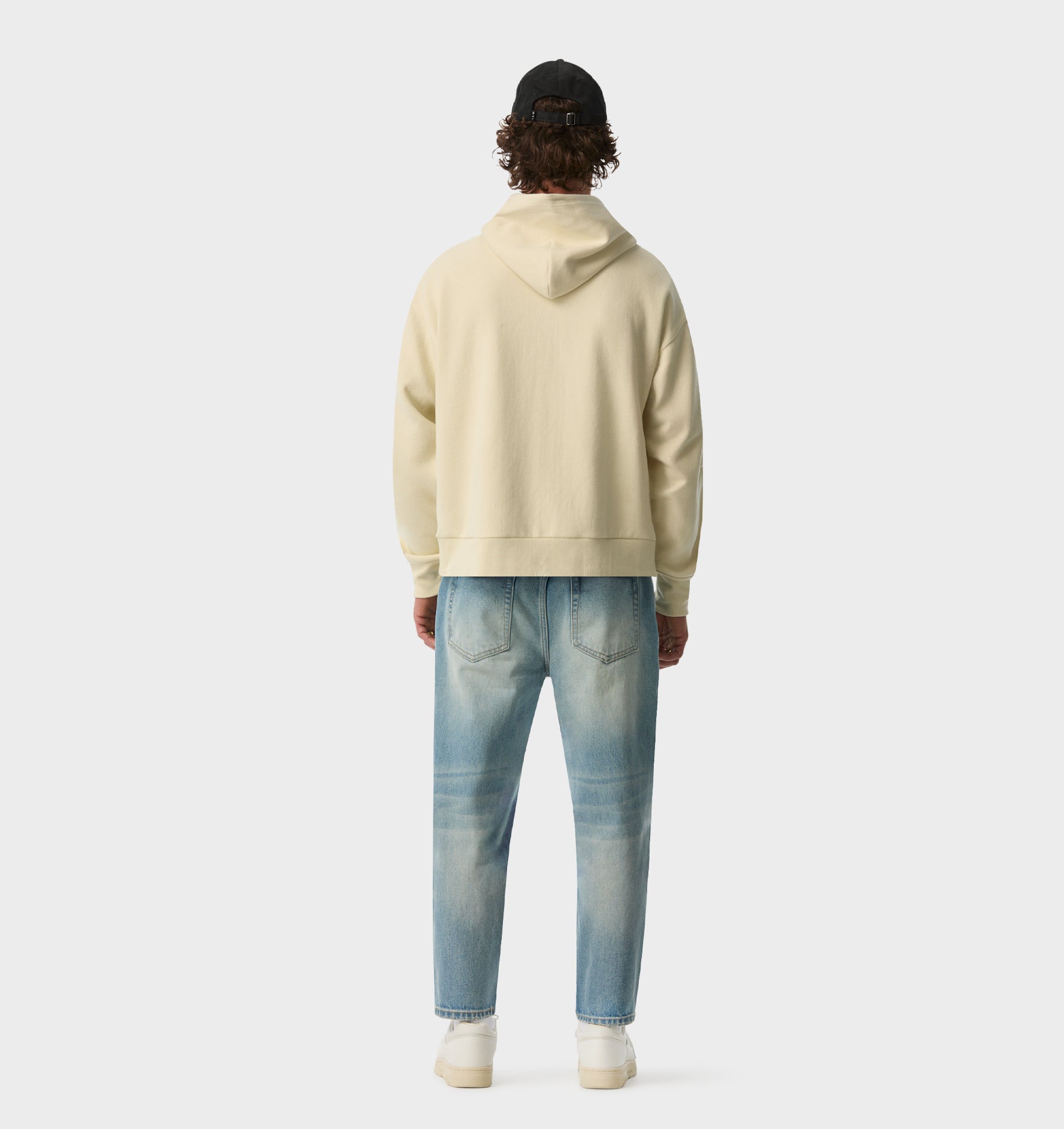 Distressed Cropped 90s Denim - Vintage Blue