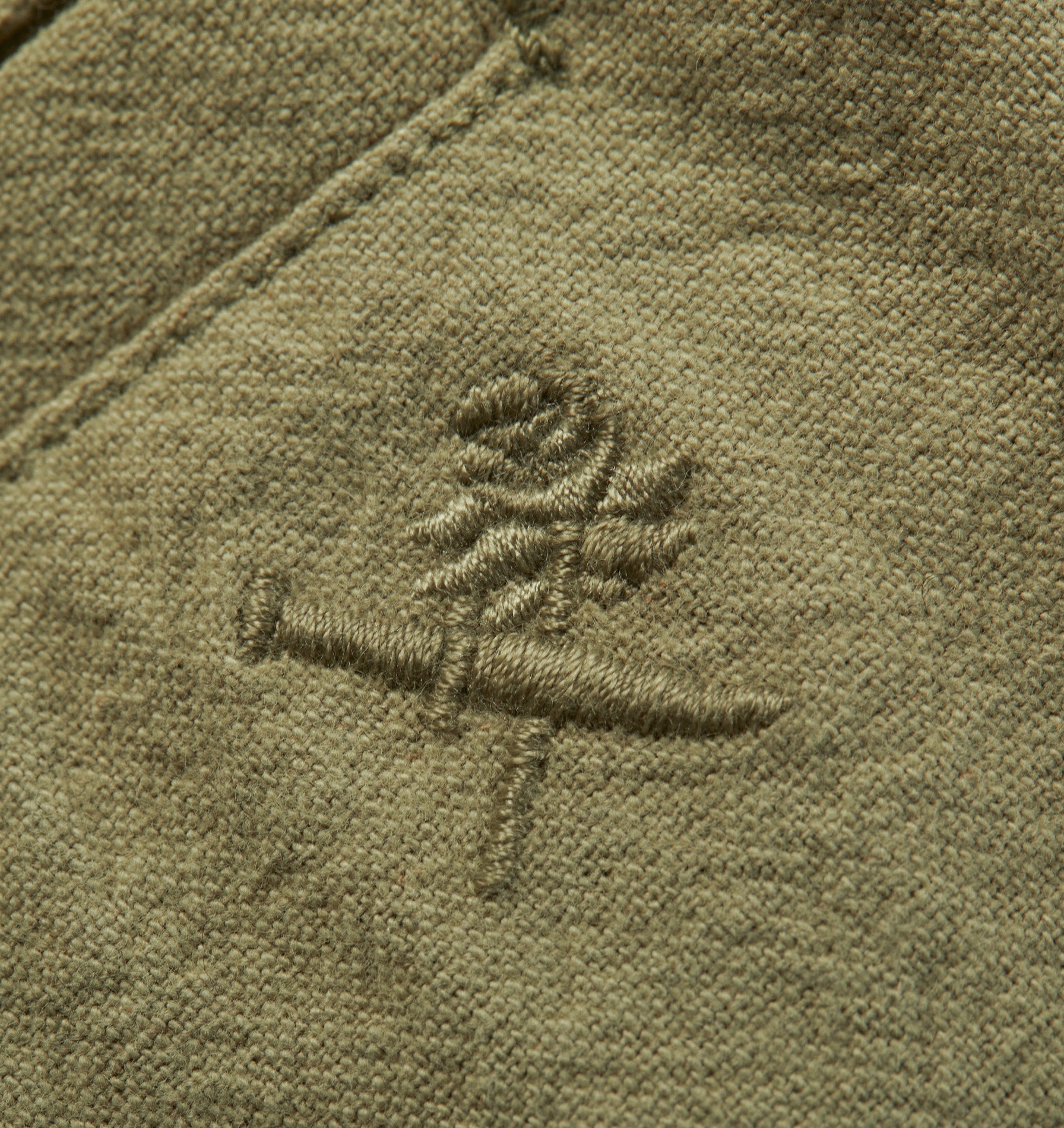Linen Michael Pleat Short - Sage