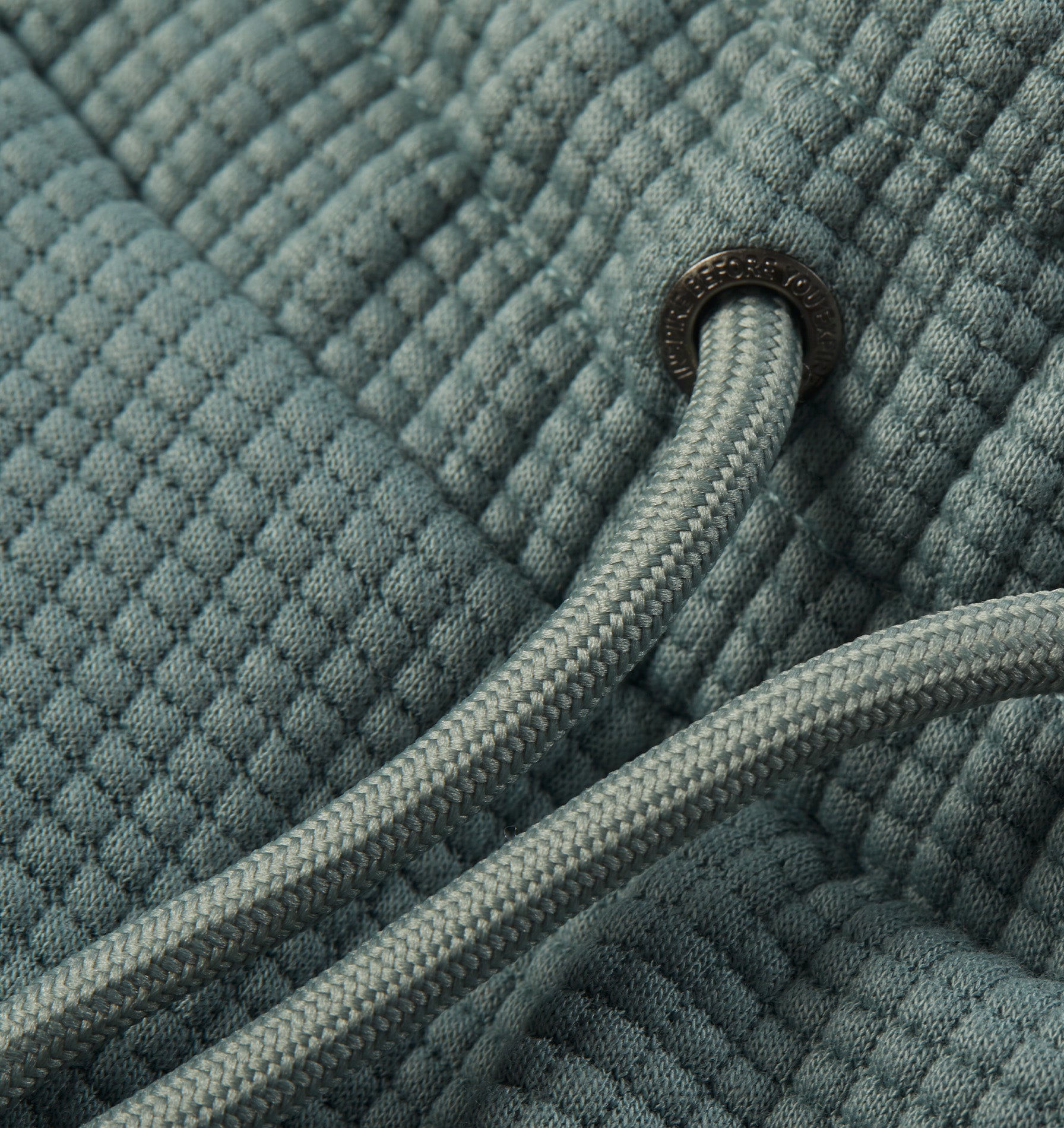 Textured Trackie Short - Foam Grey