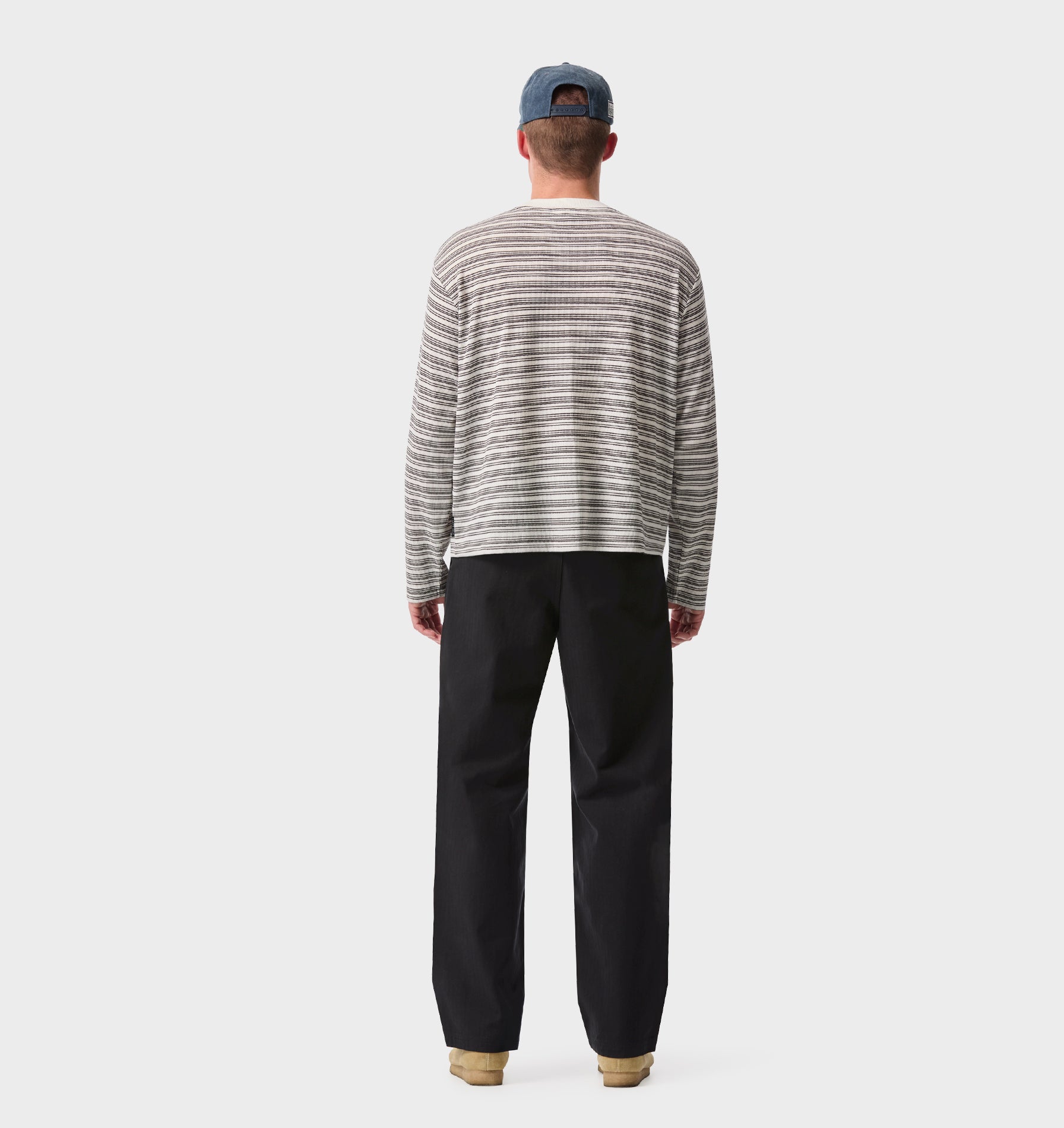 Twin Pleat Pant - Black