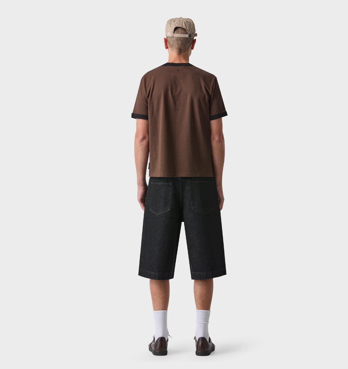 Muscle Ringer Tee - Espresso/Black