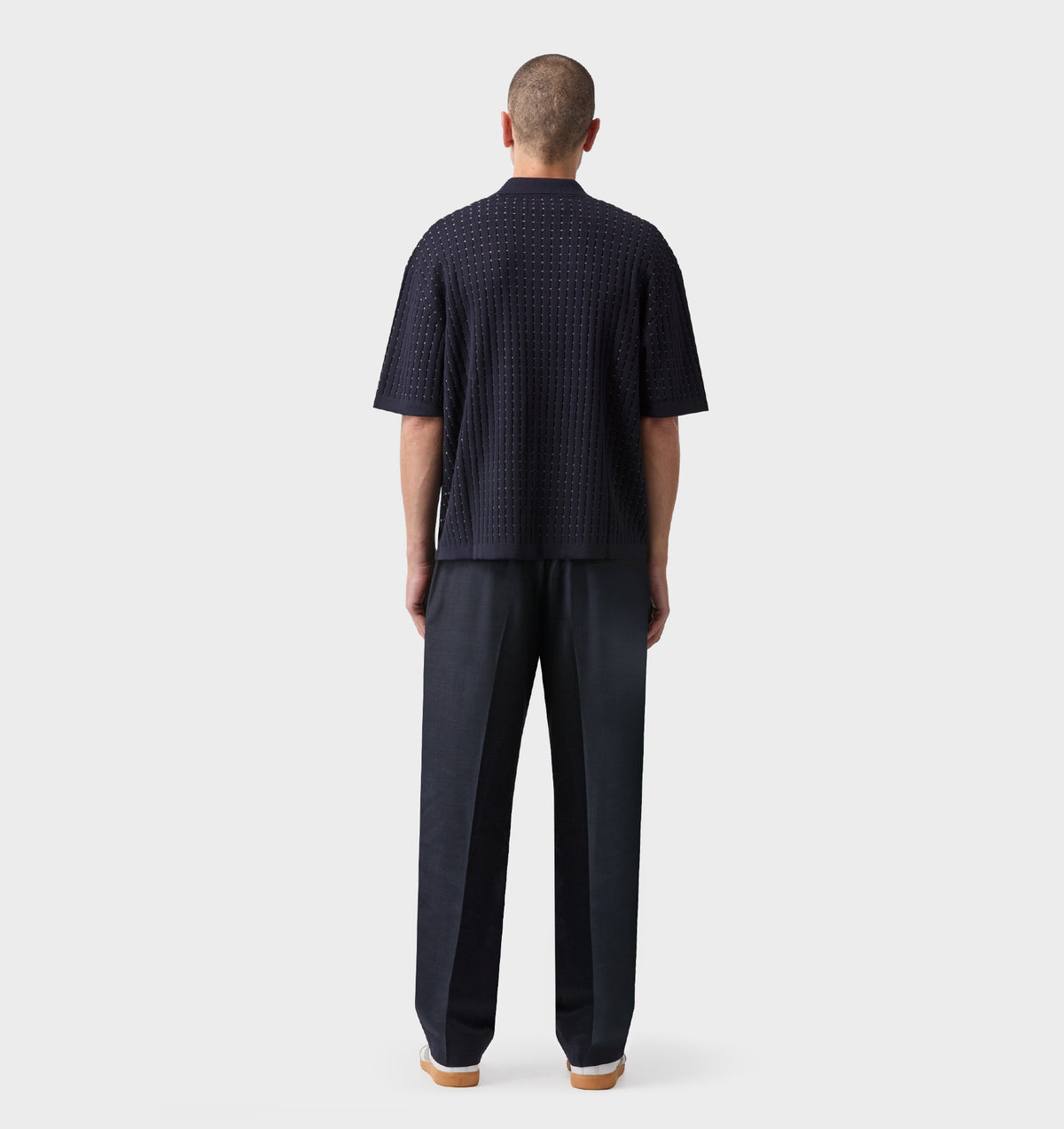 Winston Pant - Navy Birdseye