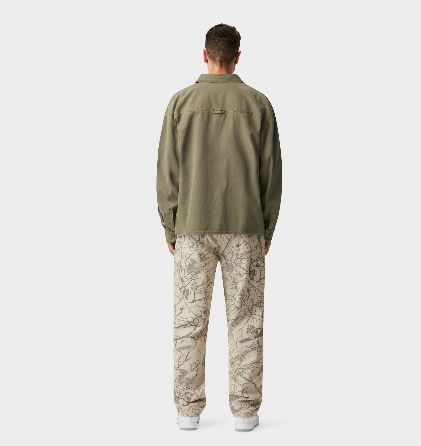 Canvas Overshirt - Washed Moss