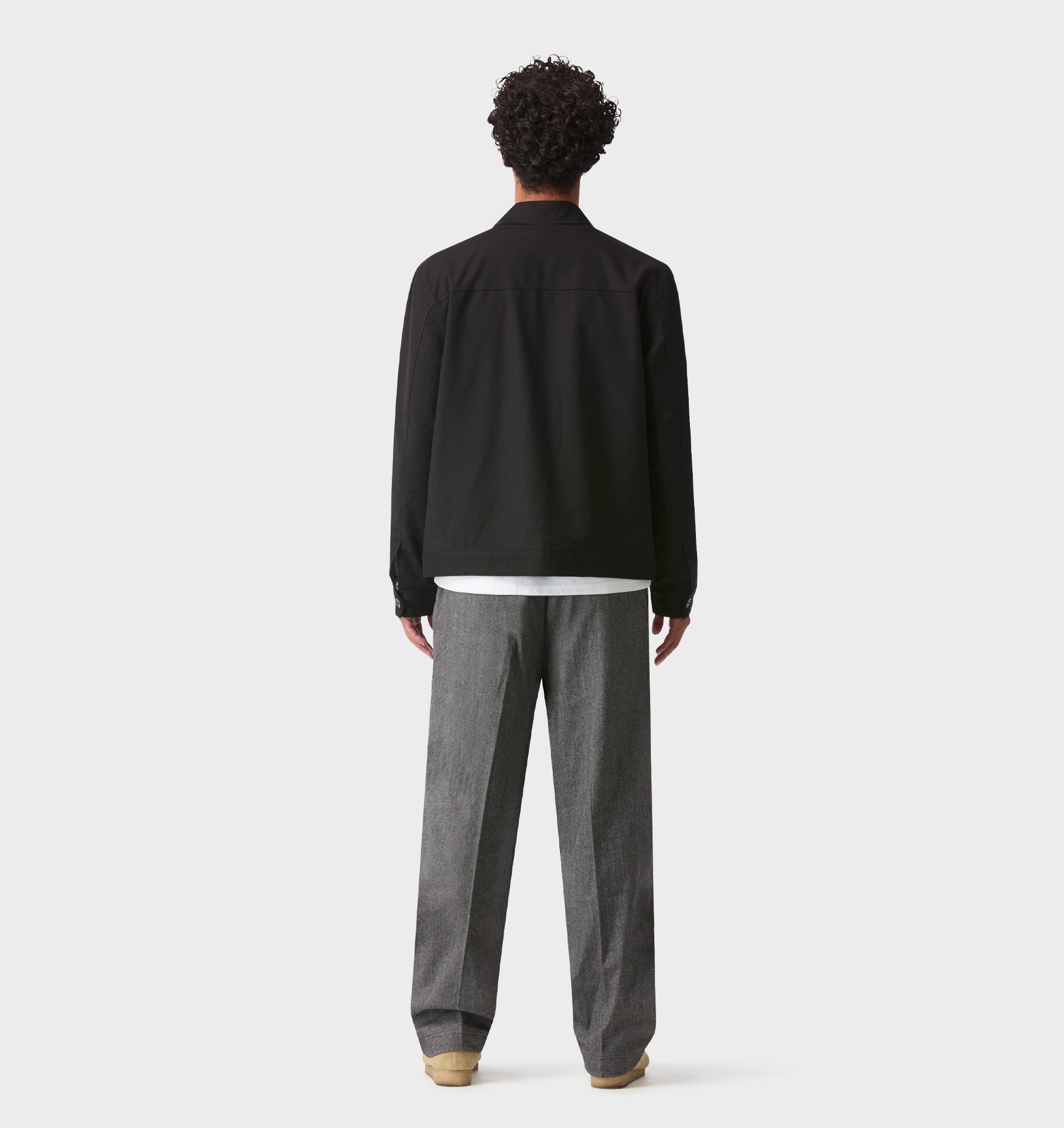 Winston Pant - Grey Herringbone