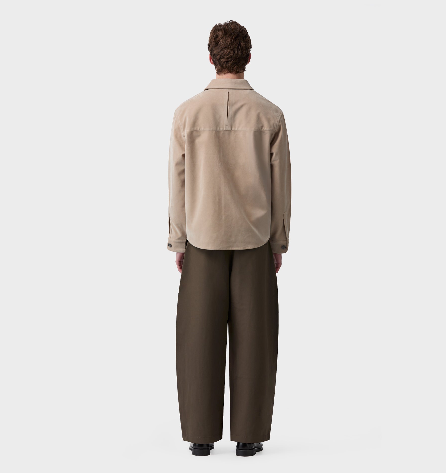 Vermont Pleat Pant - Mushroom