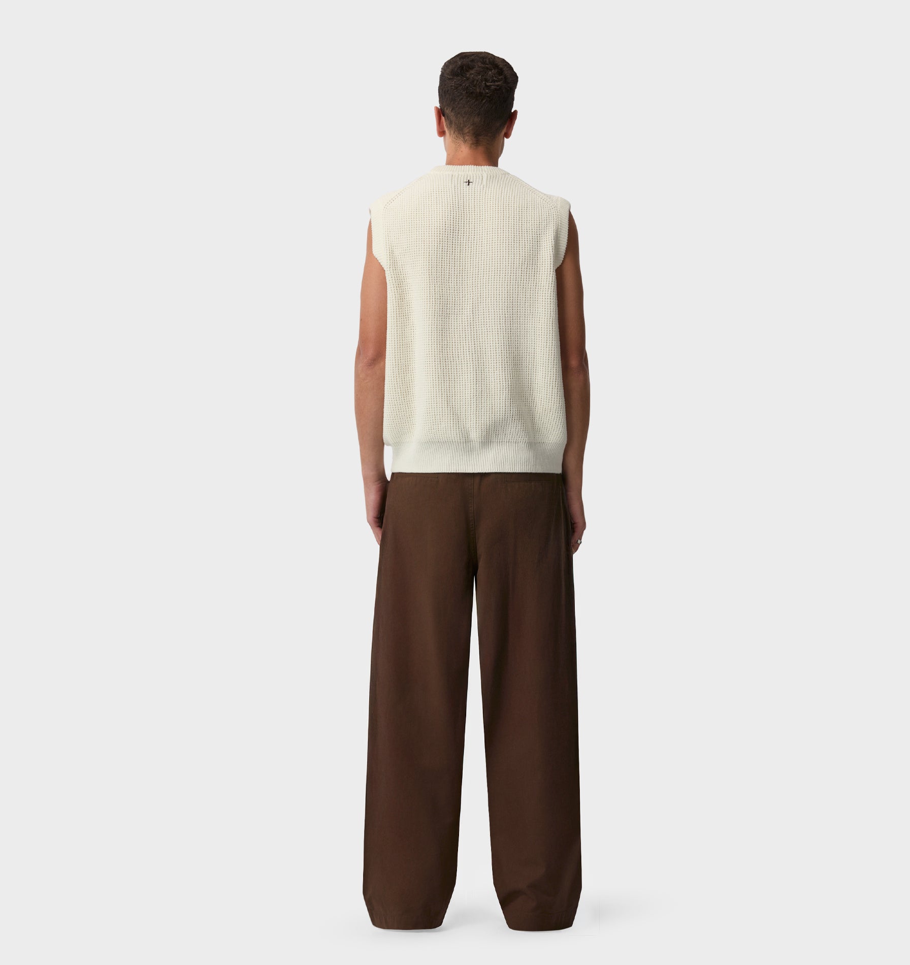 Otto Pleated Pant - Dark Brown