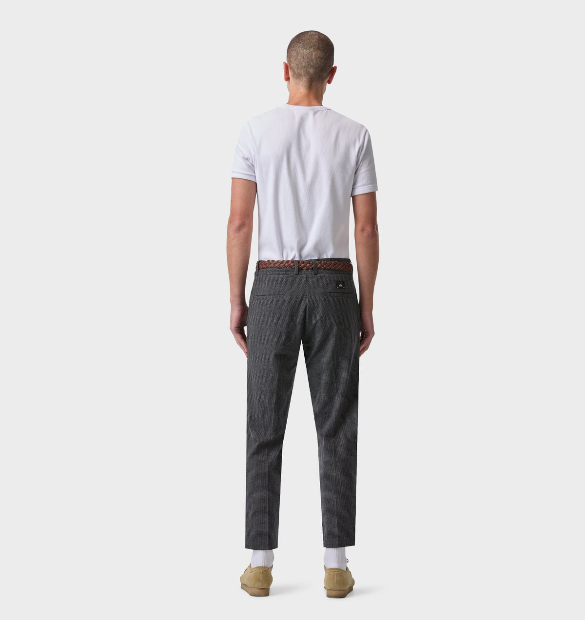 Slim Kobe Pant - Charcoal Houndstooth