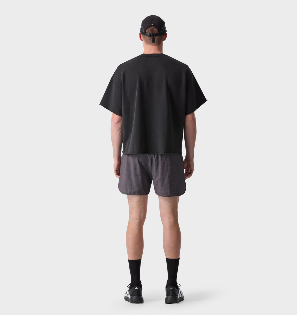 Nightmare Fleece Tee - Faded Black