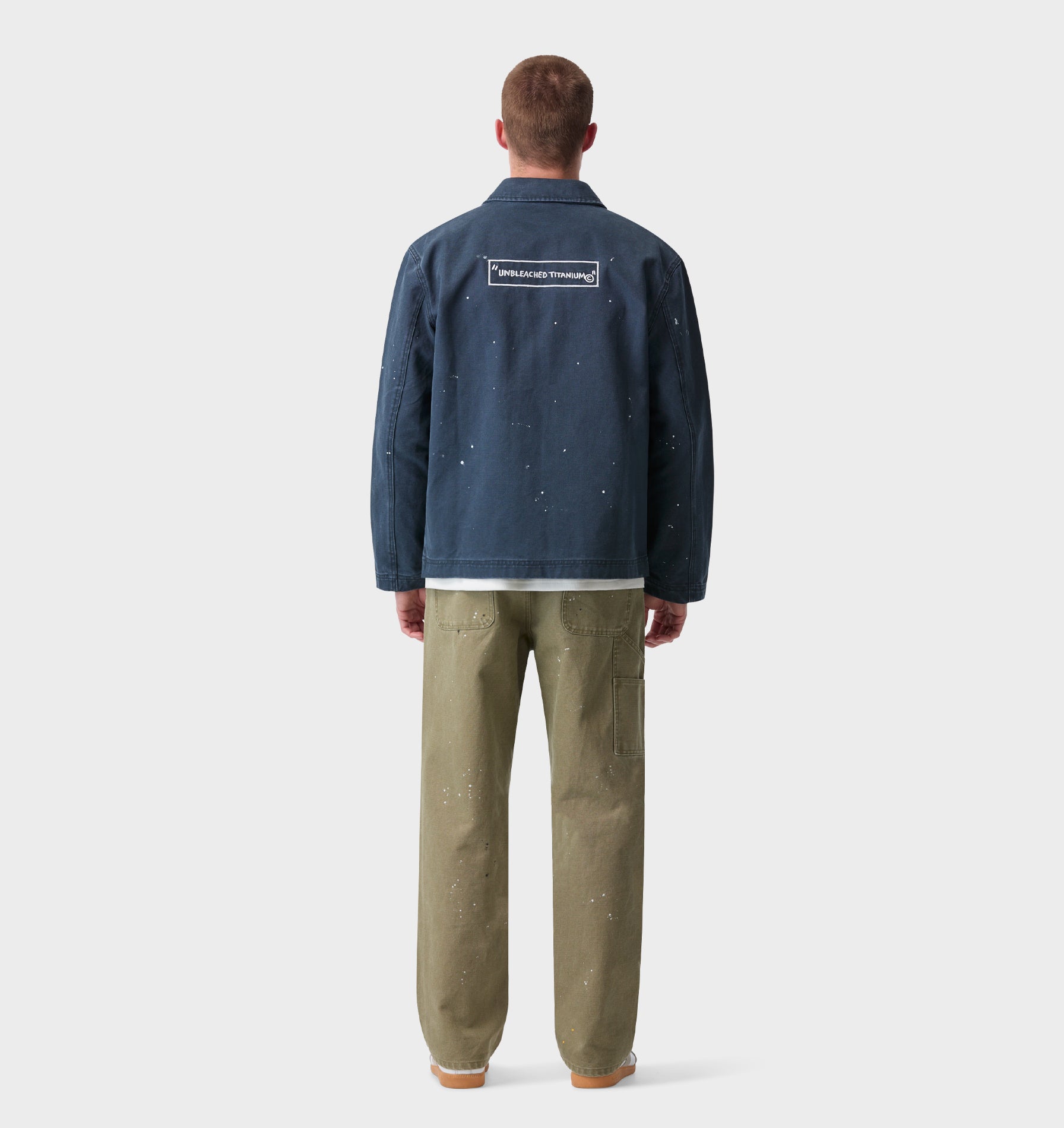 Basquiat Painter Jacket - Steel Blue