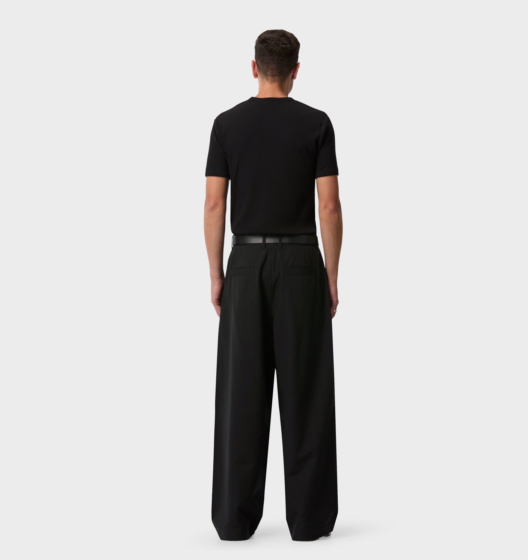Otto Pleated Pant - Black